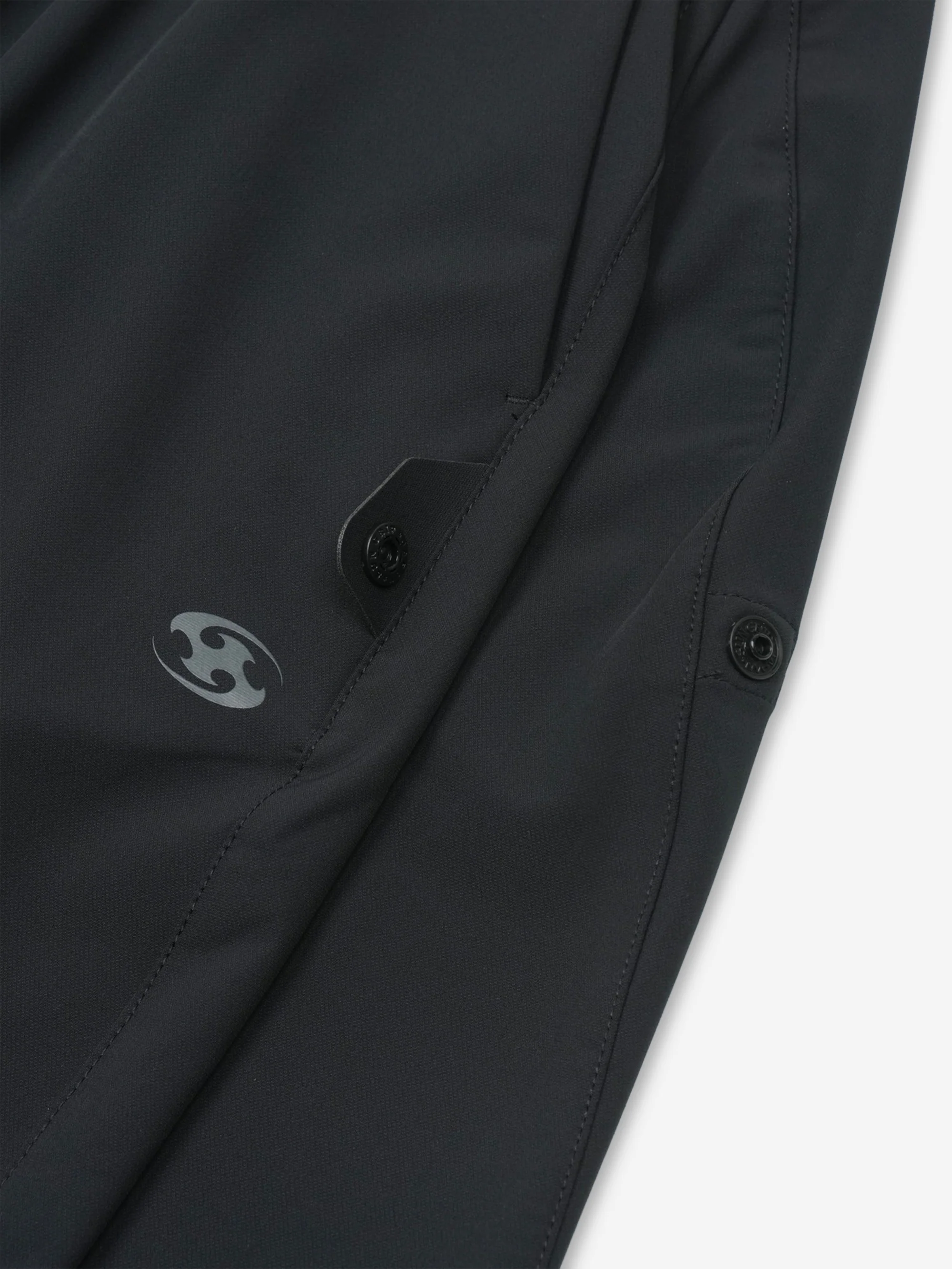 San San Gear Side Snap Pants - Black - Image 2