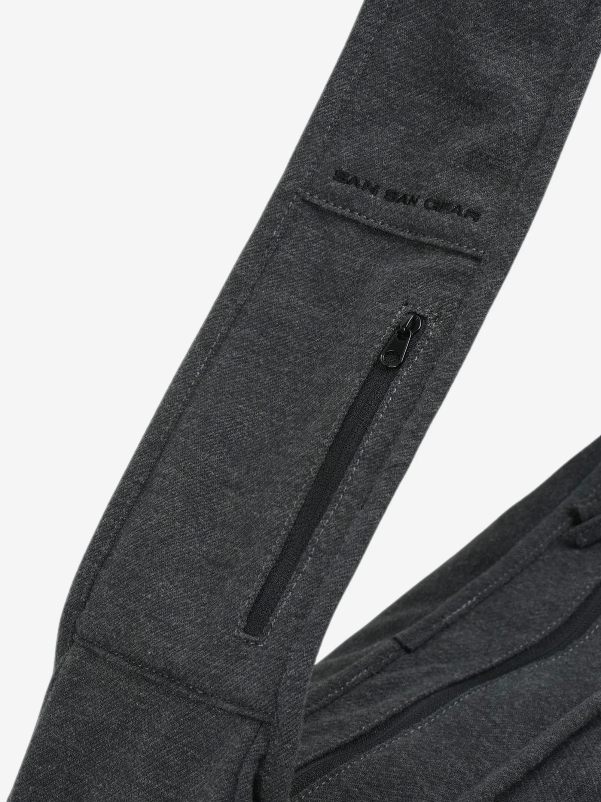 San San Gear Wool Cross Body Bag - Charcoal - Image 3