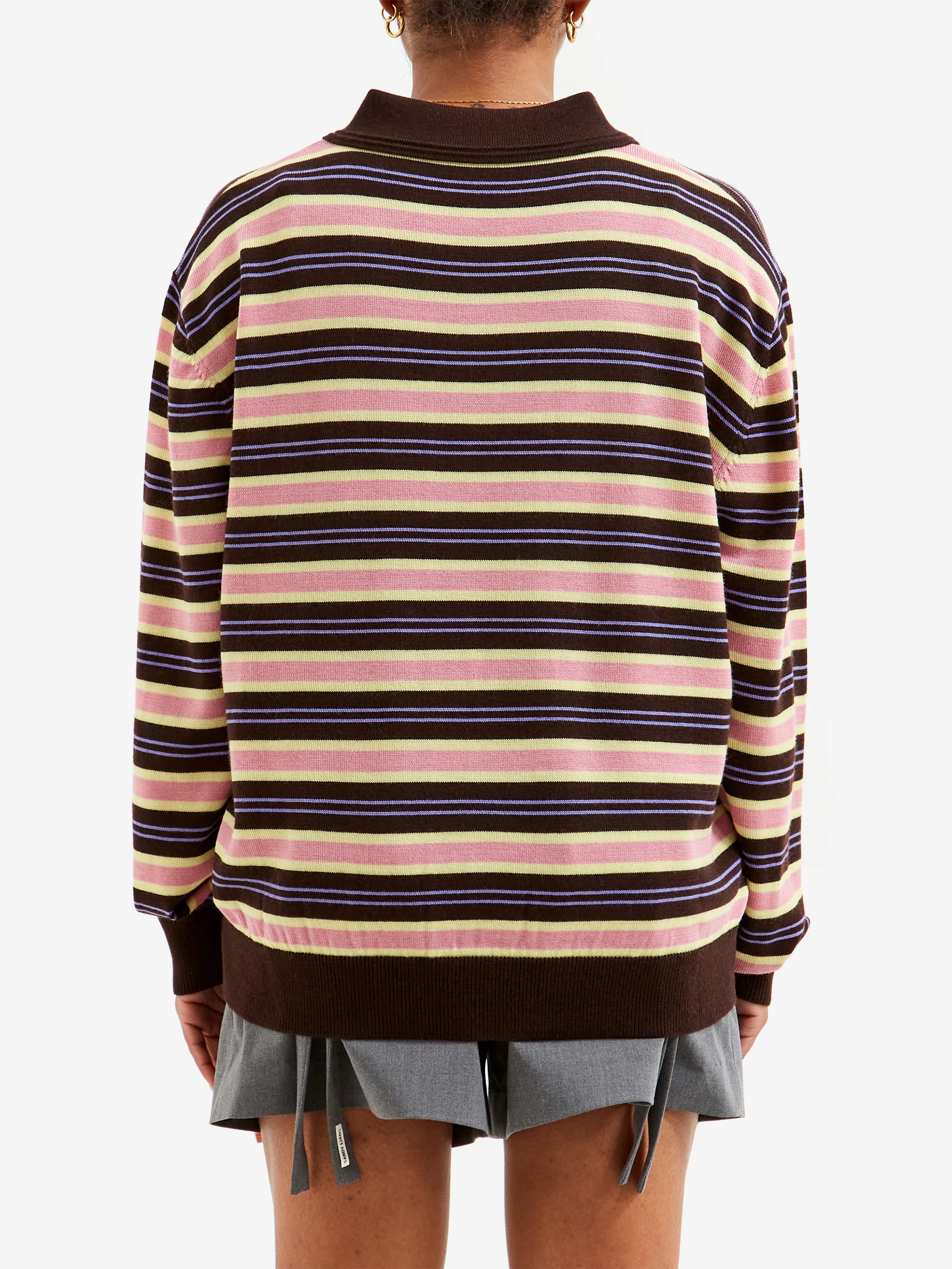 Sandy Liang Woods Sweater - Brown Multi - Image 3