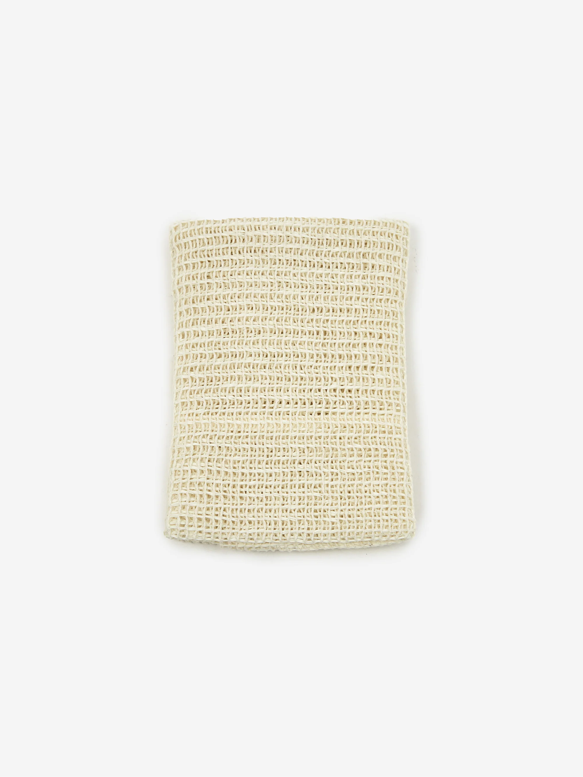Sasawashi Japanese Open Weave Exfoliating Towel - White