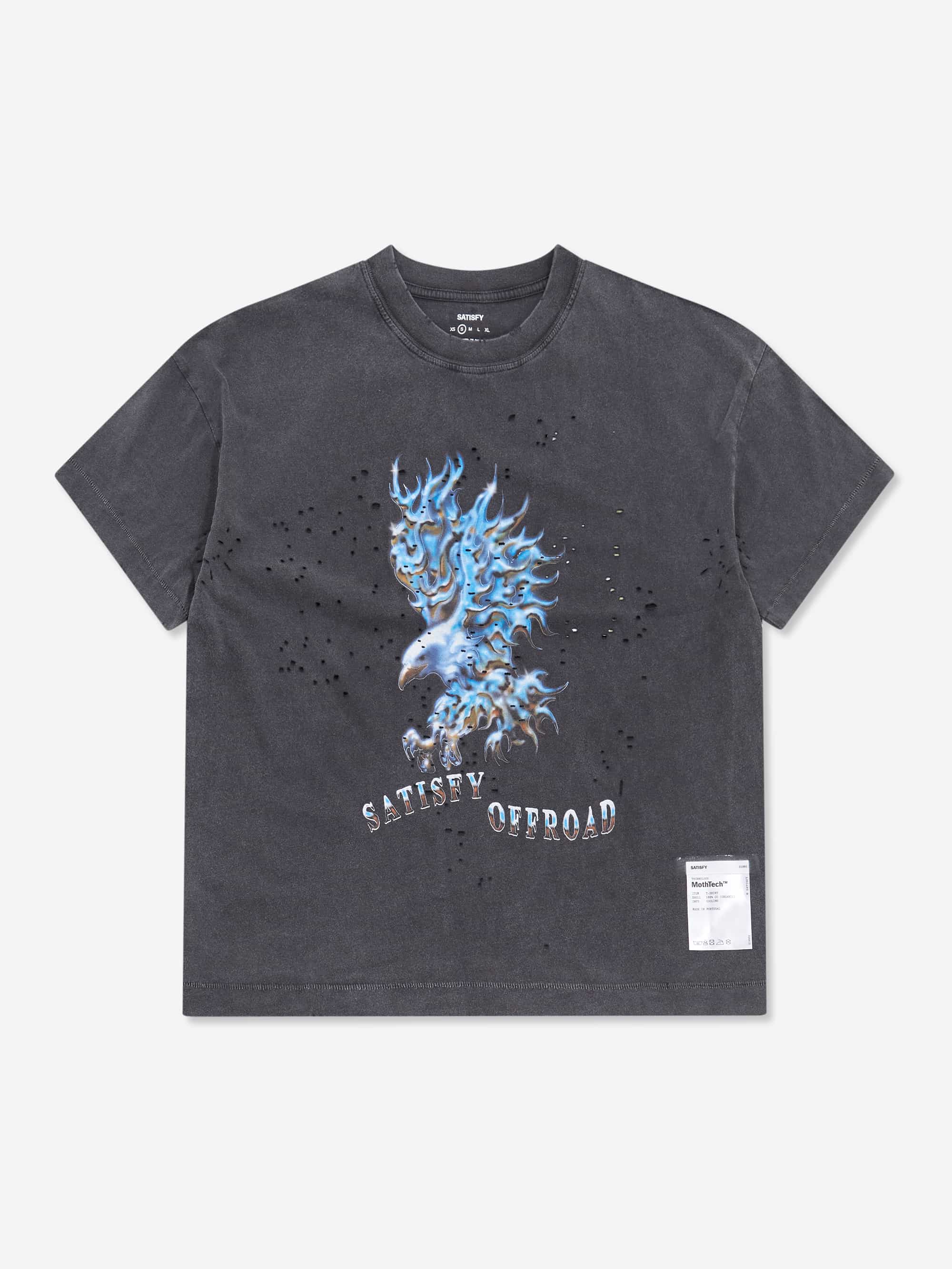 Satisfy MothTech T-Shirt W - Aged Black - Image 4