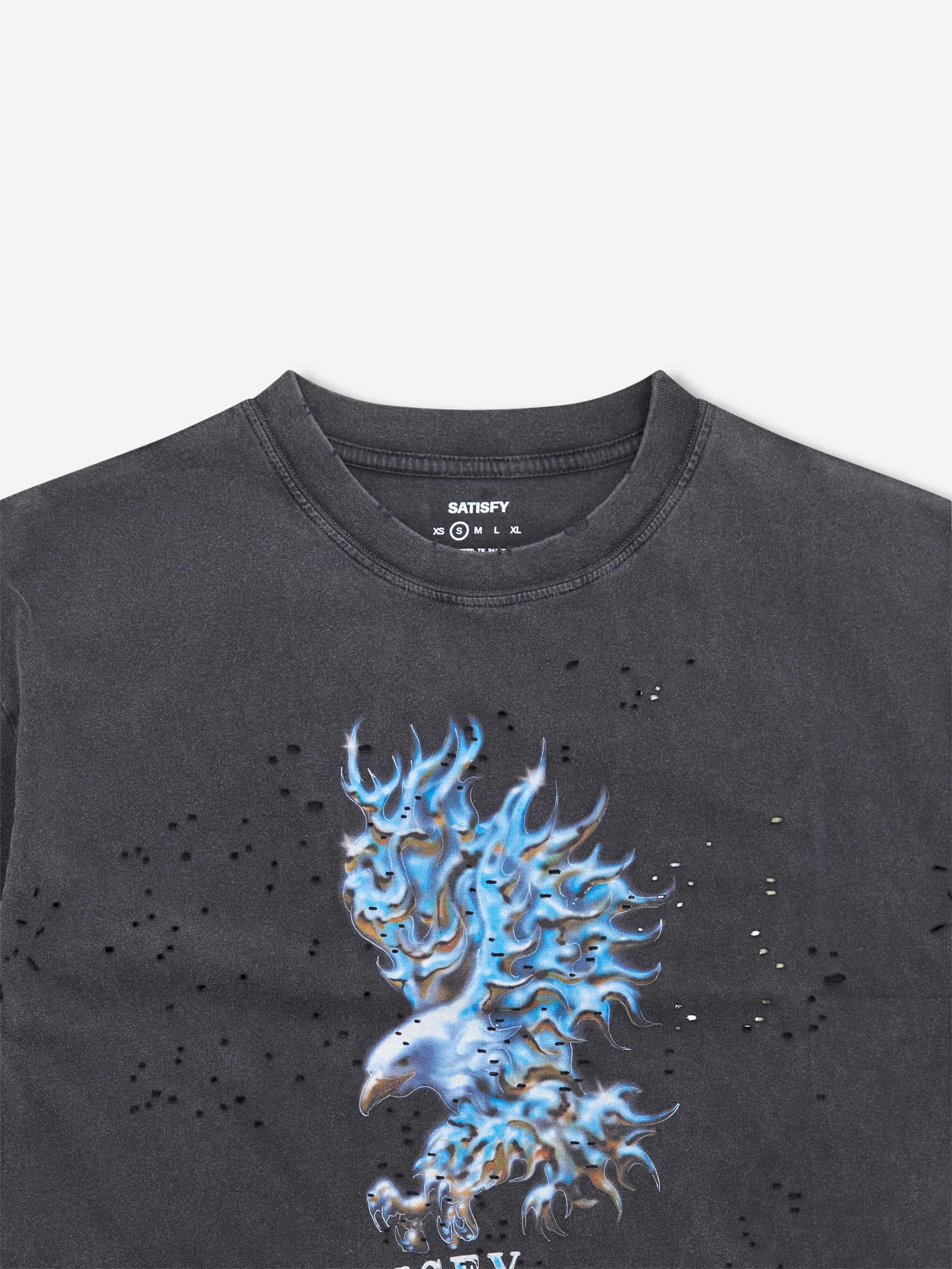 Satisfy MothTech T-Shirt W - Aged Black - Image 5