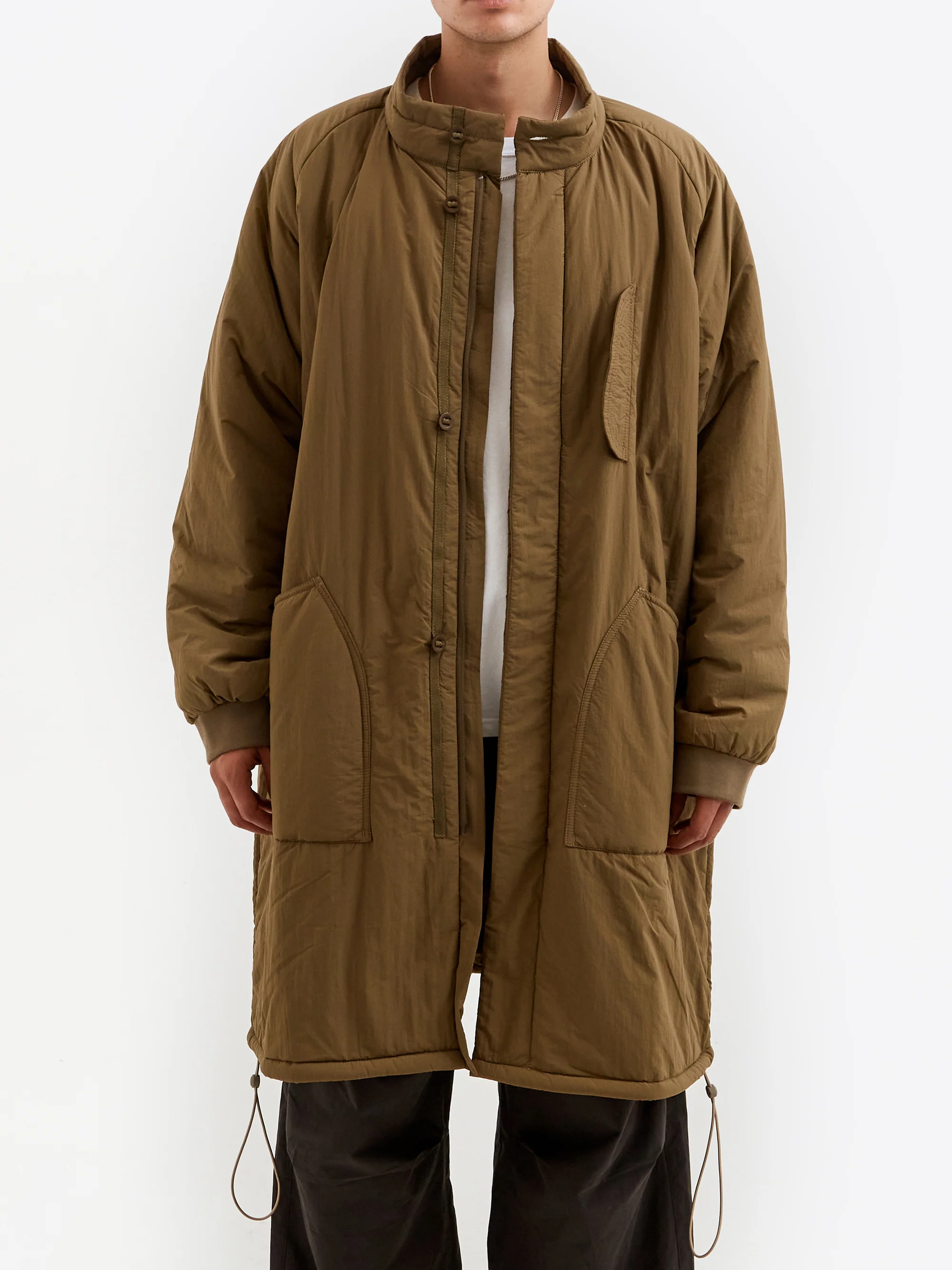 Satta Lightly Padded Parka - Olive - Image 5