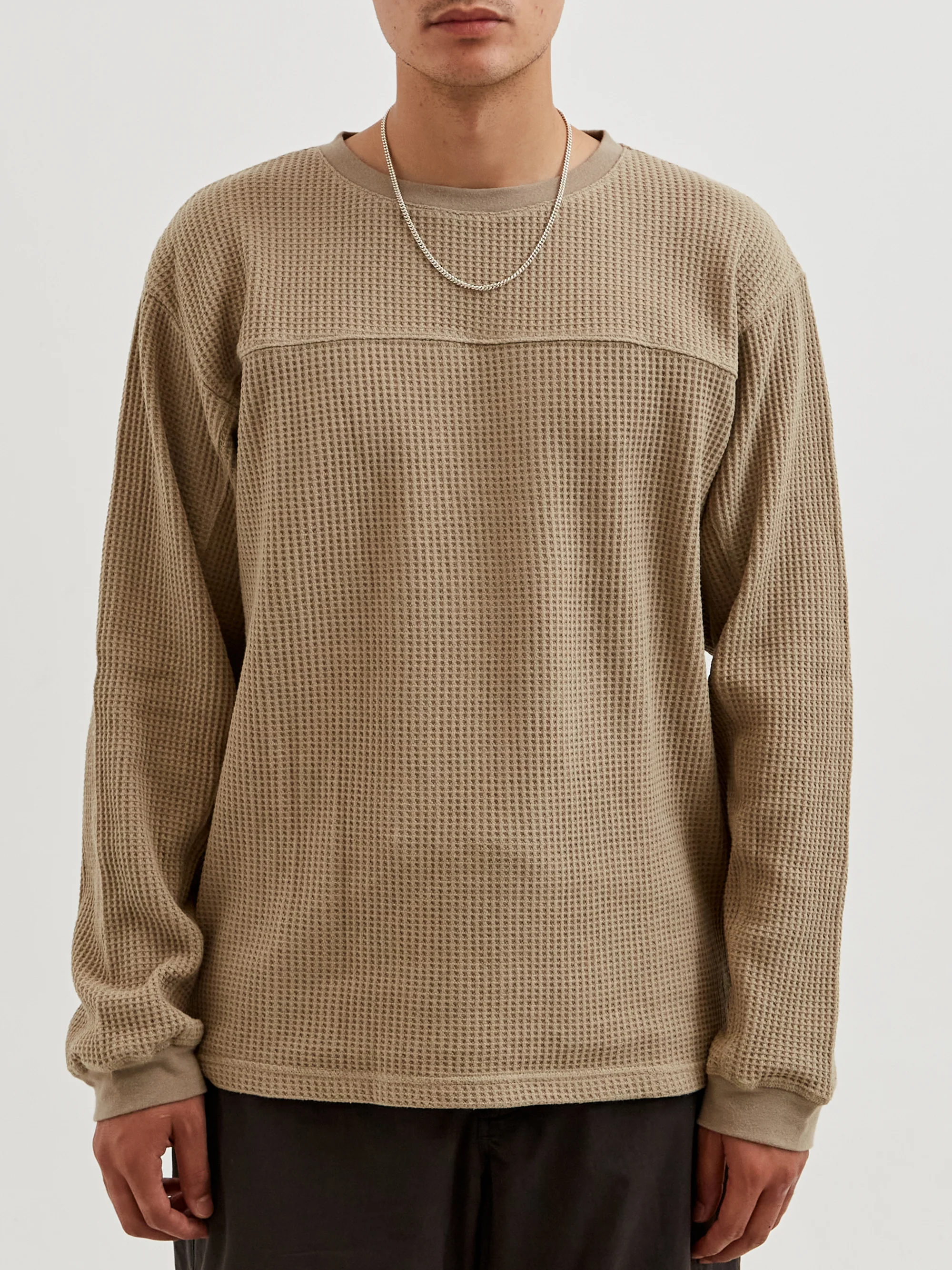 Satta Panel Long Sleeve T-Shirt - Topo - Image 4
