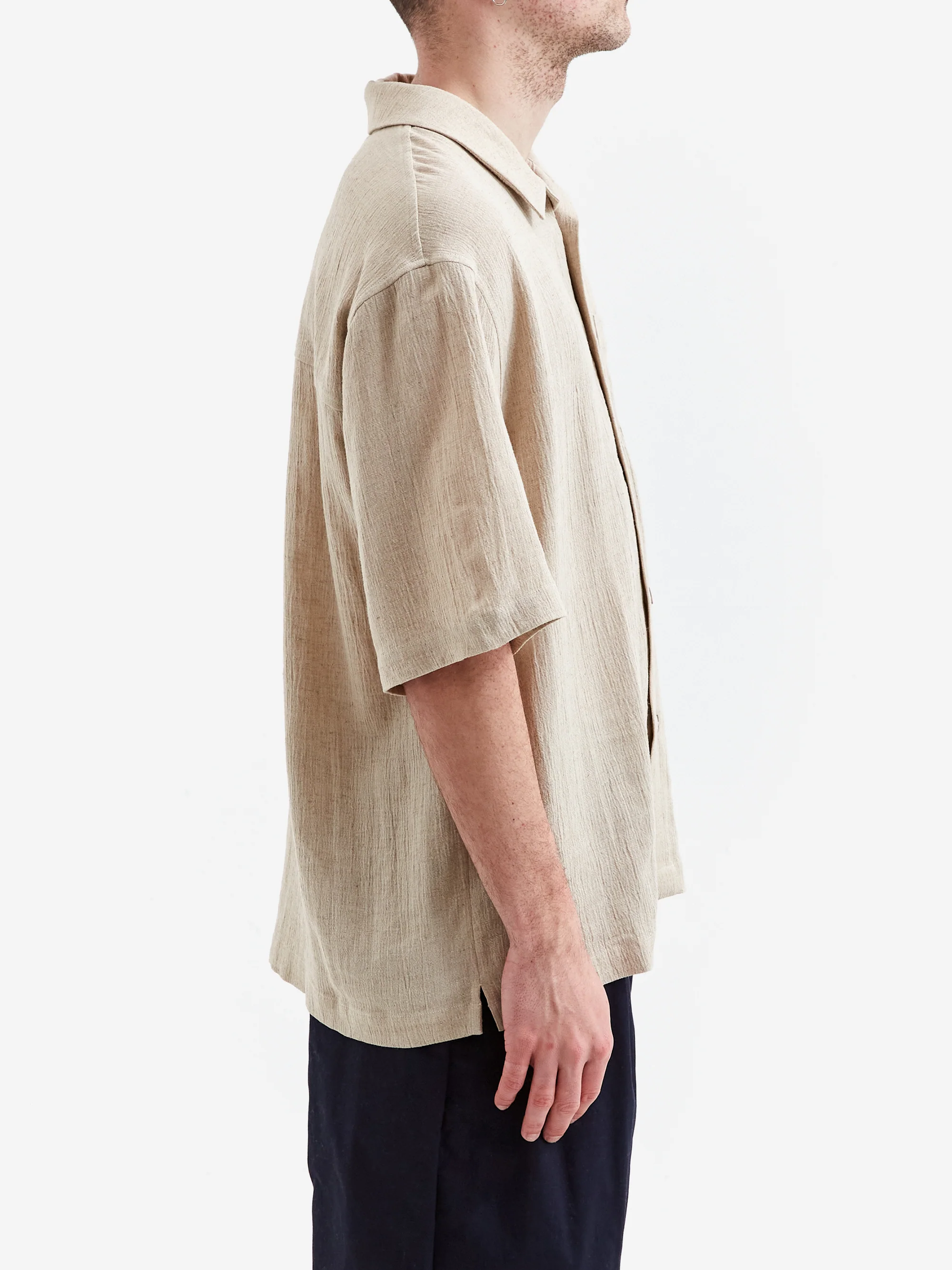 Satta Paseo Linen Shirt - Raw Ecru - Image 5