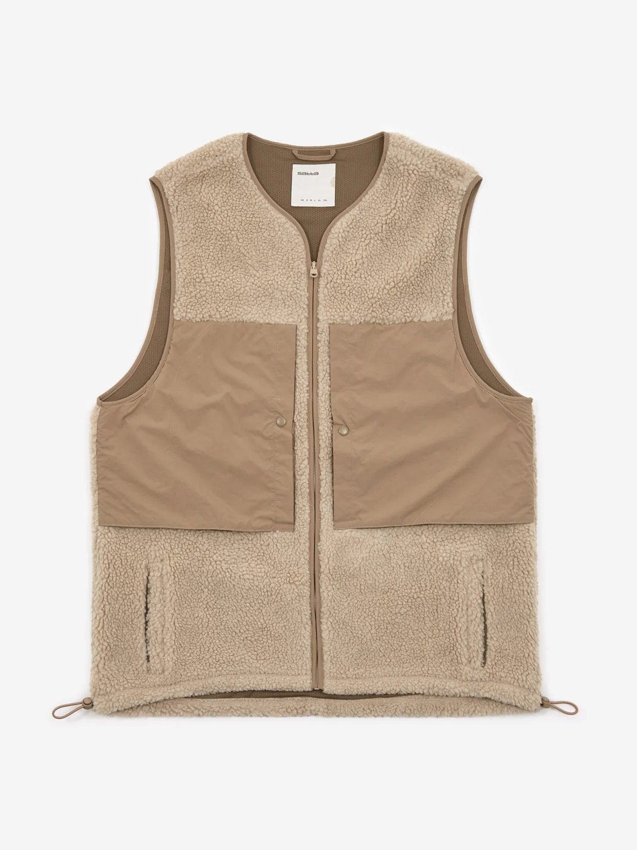 Satta Quasi Vest - Pebble Beige