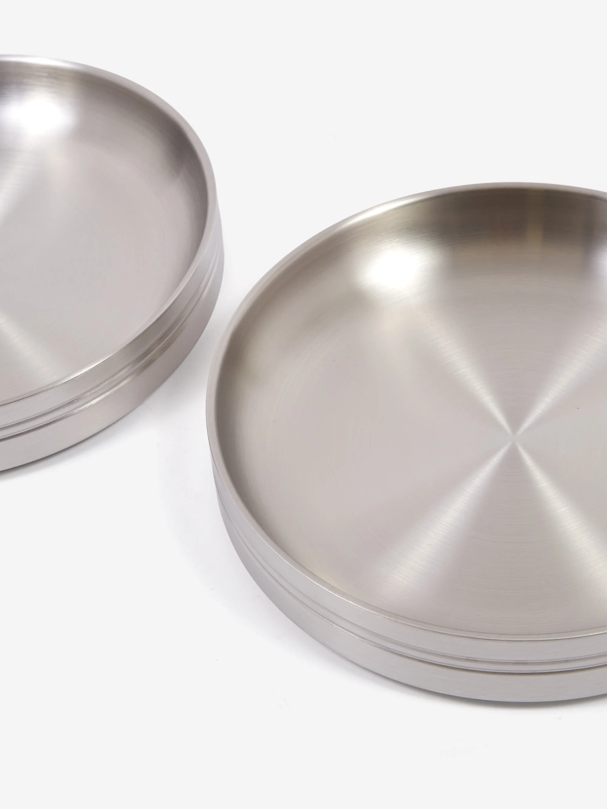 Service Projects Stainless Steel Pasta Plate / Set of 2 - Stainless Steel - Image 2