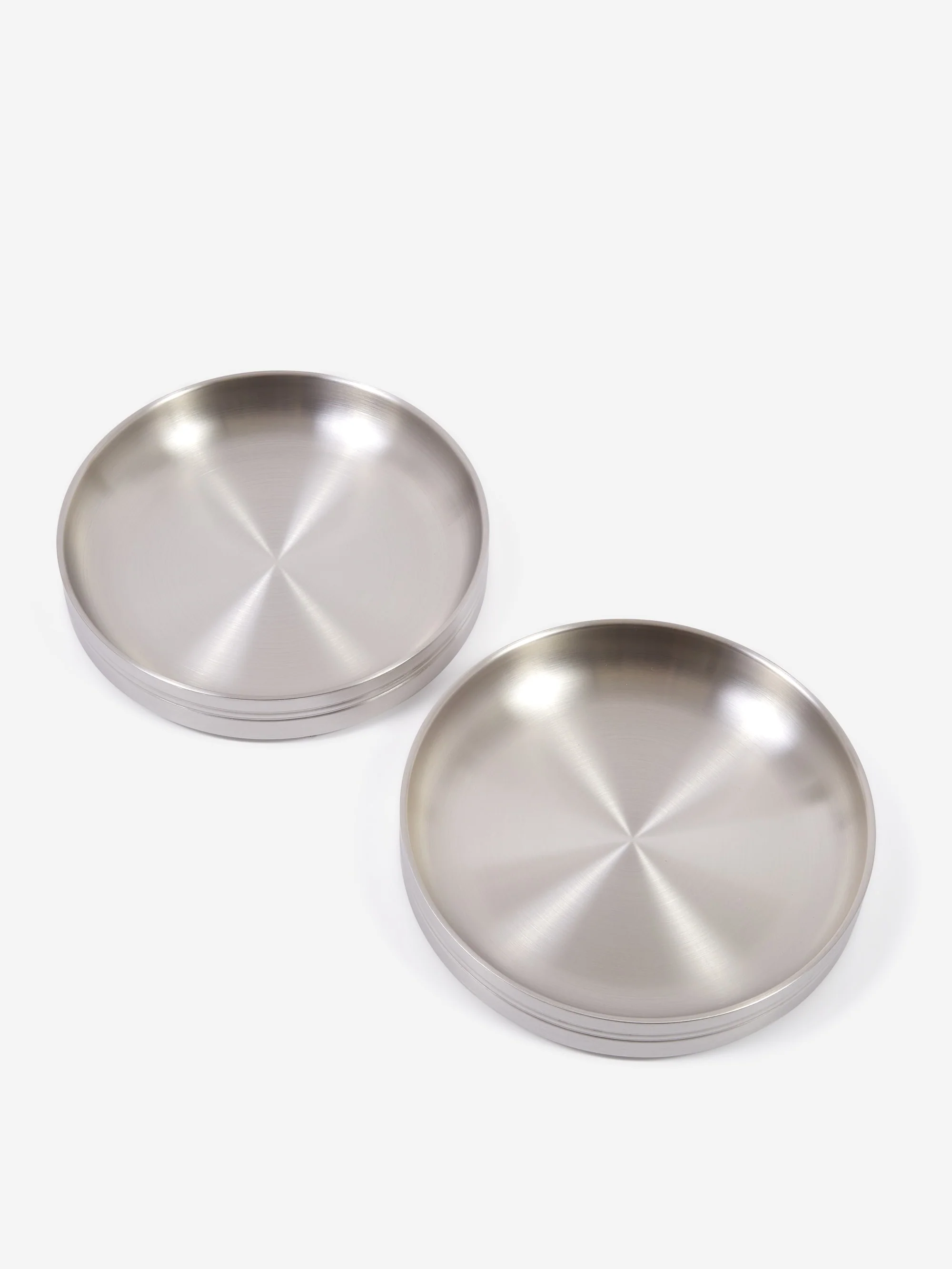 Service Projects Stainless Steel Pasta Plate / Set of 2 - Stainless Steel - Image 3