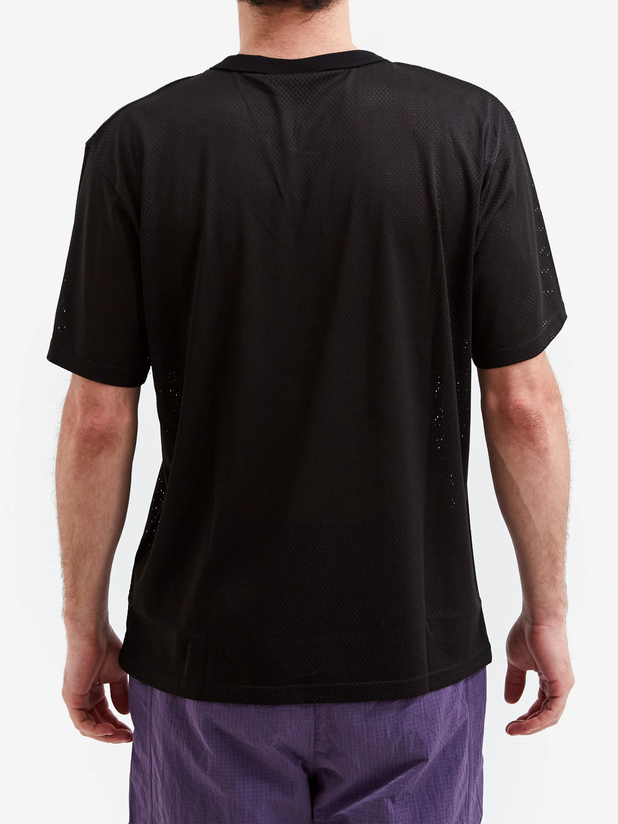 Sexhippies Mesh Henley Jersey - Black - Image 6