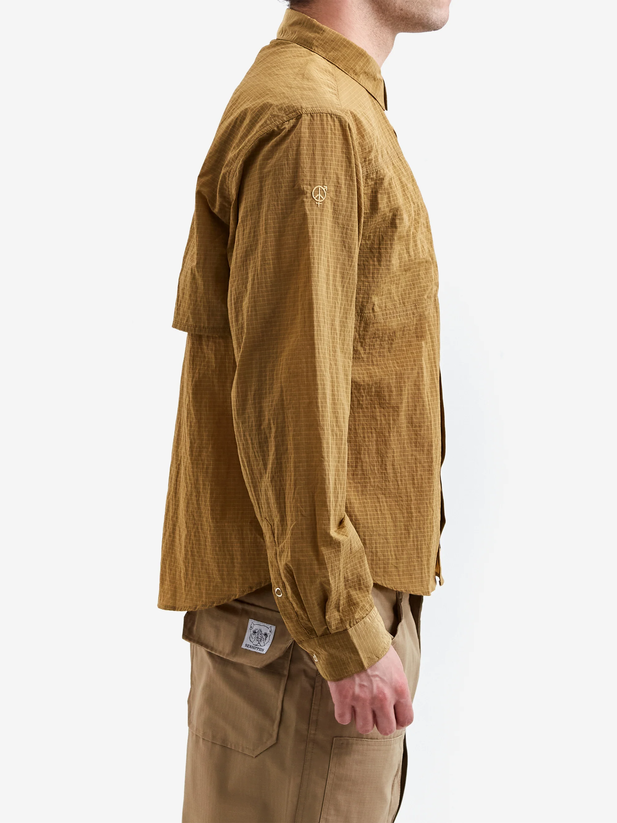 Sexhippies River Snap Shirt - Bronze - Image 5