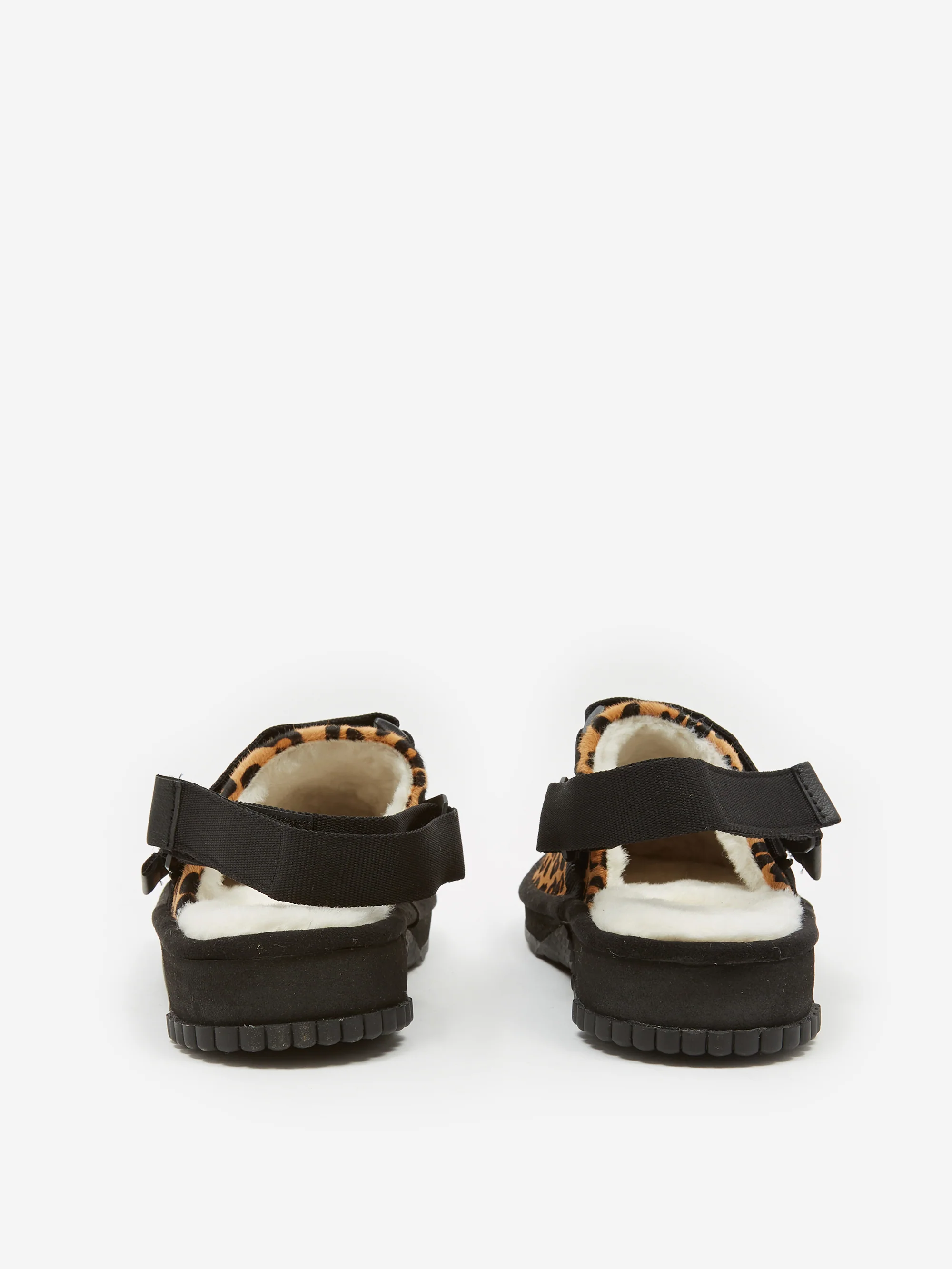 Shaka Boa Fur Clog - Leopard - Image 5