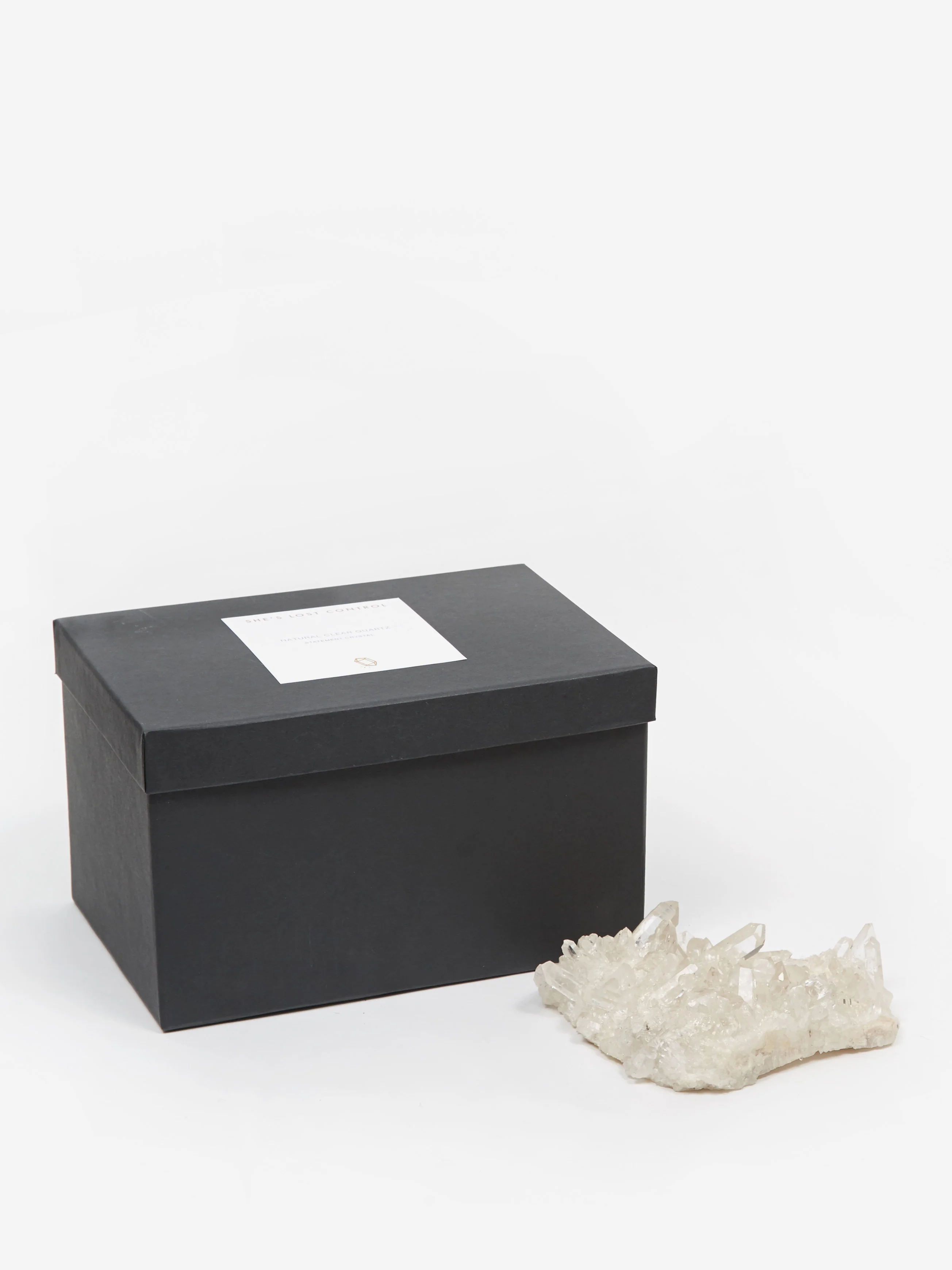 She's Lost Control Clear Quartz Statement Cluster - Image 6