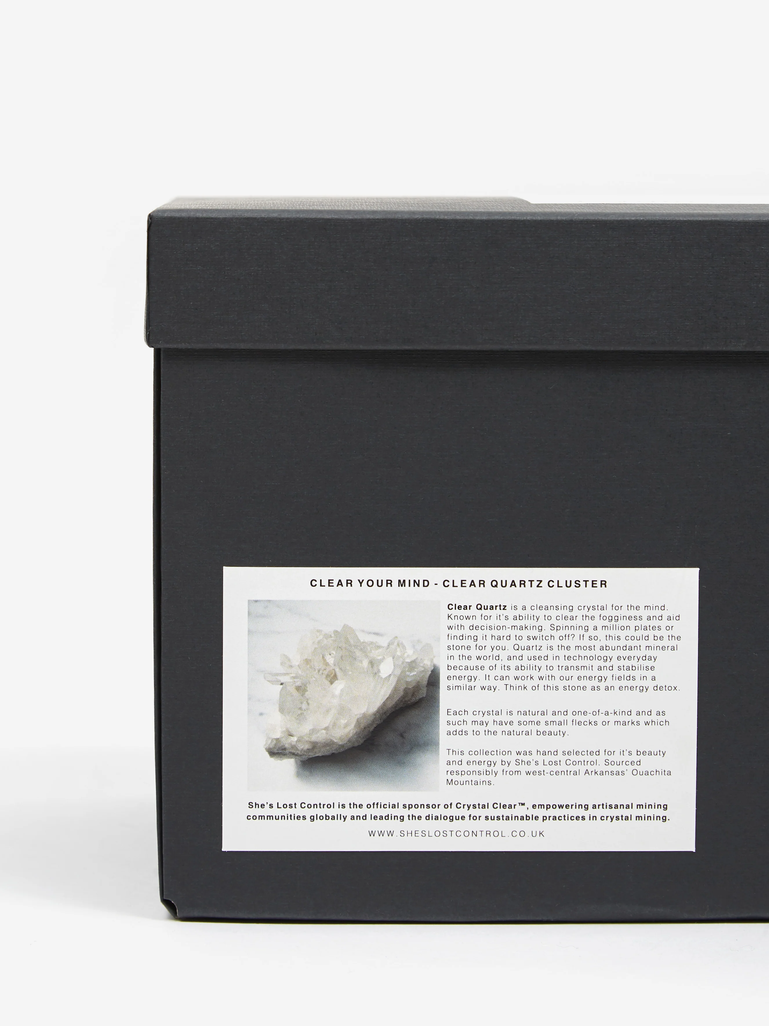 She's Lost Control Clear Quartz Statement Cluster - Image 8