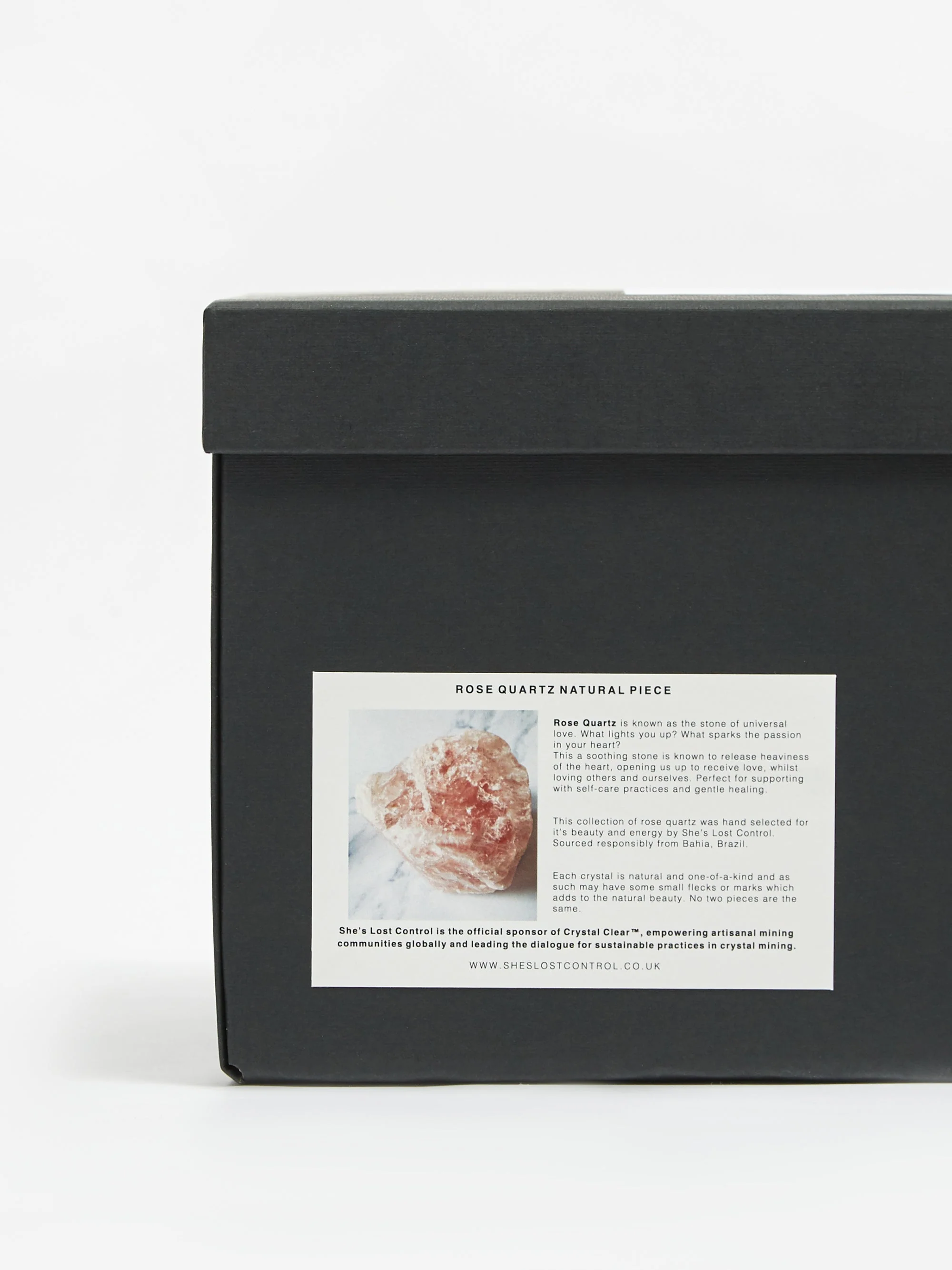 She's Lost Control Large Rose Quartz Natural Rock - Pink - Image 5