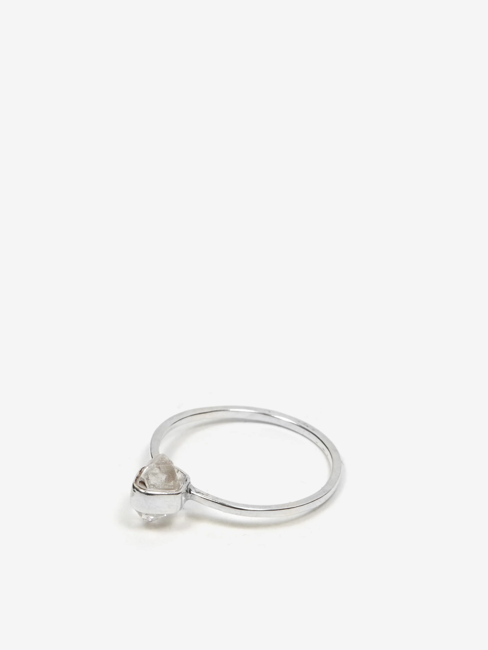 She's Lost Control Herkimer Ring  - Silver