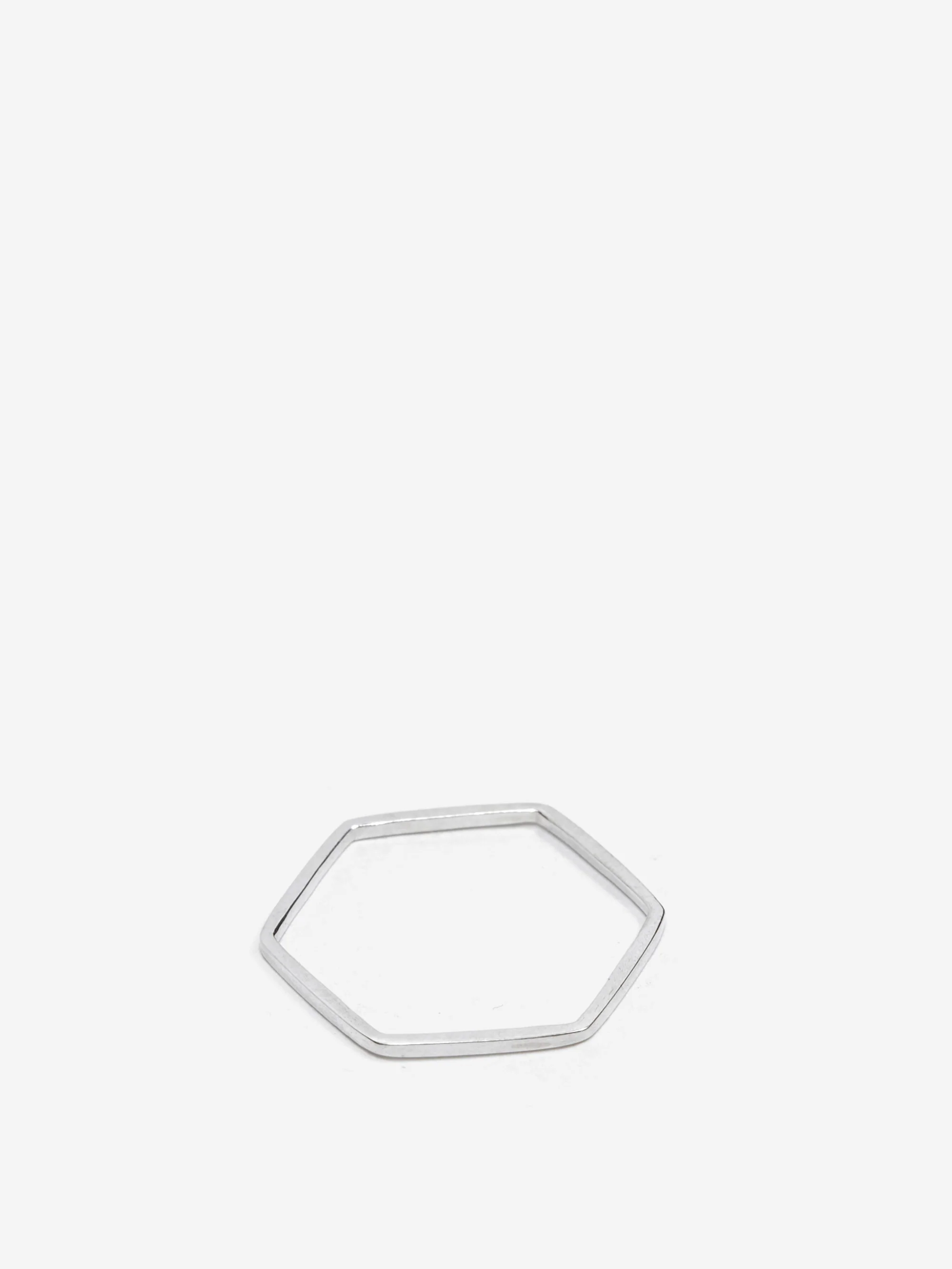 She's Lost Control Hexagon Ring - Silver - Image 3