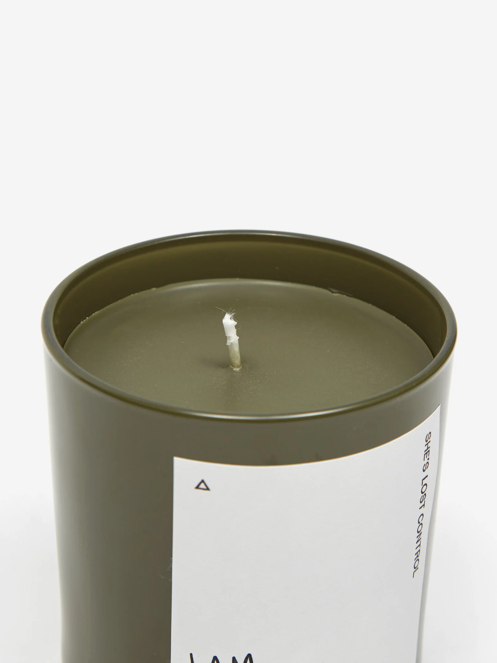 She's Lost Control I Am Protected Candle - Green - Image 2