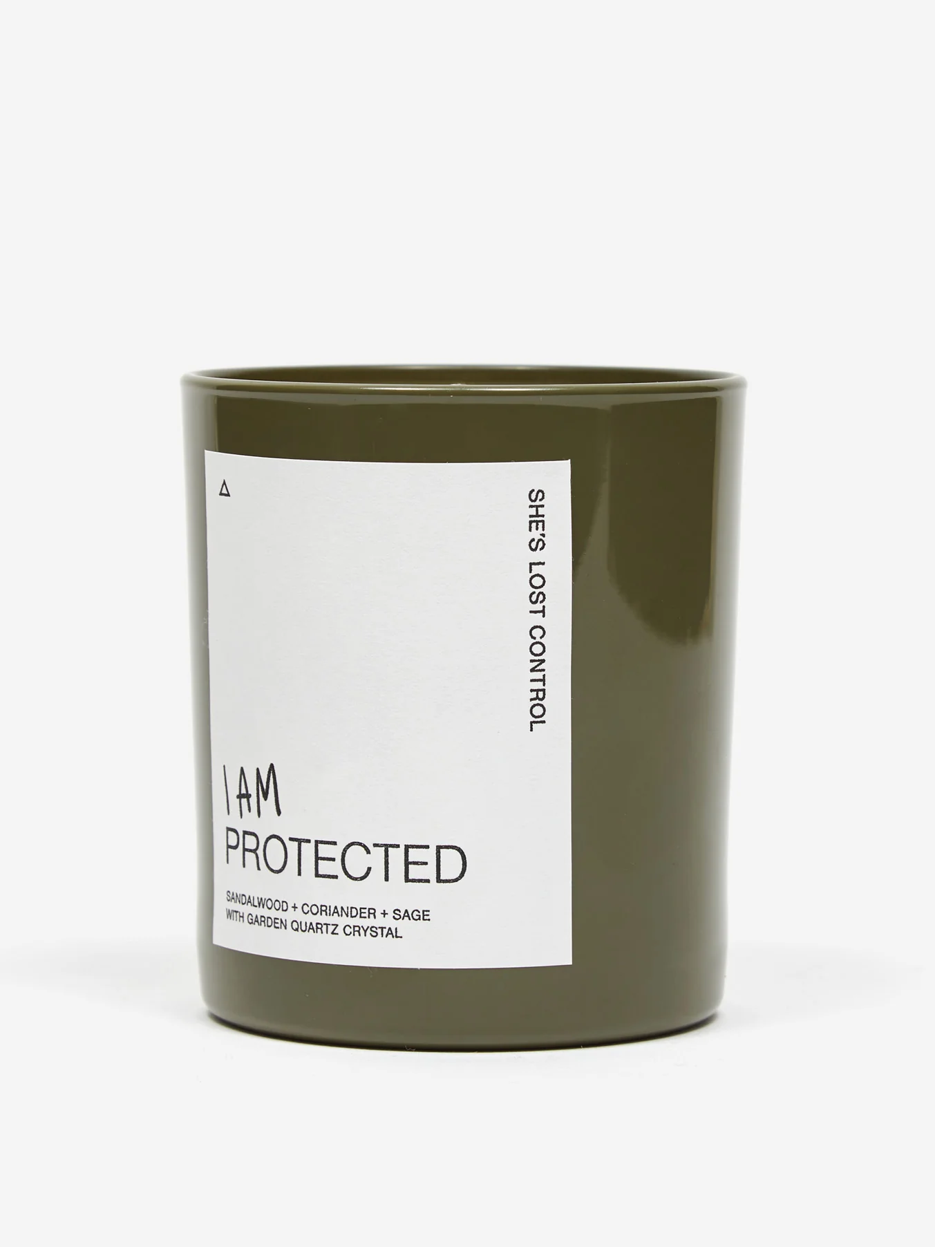 She's Lost Control I Am Protected Candle - Green - Image 3