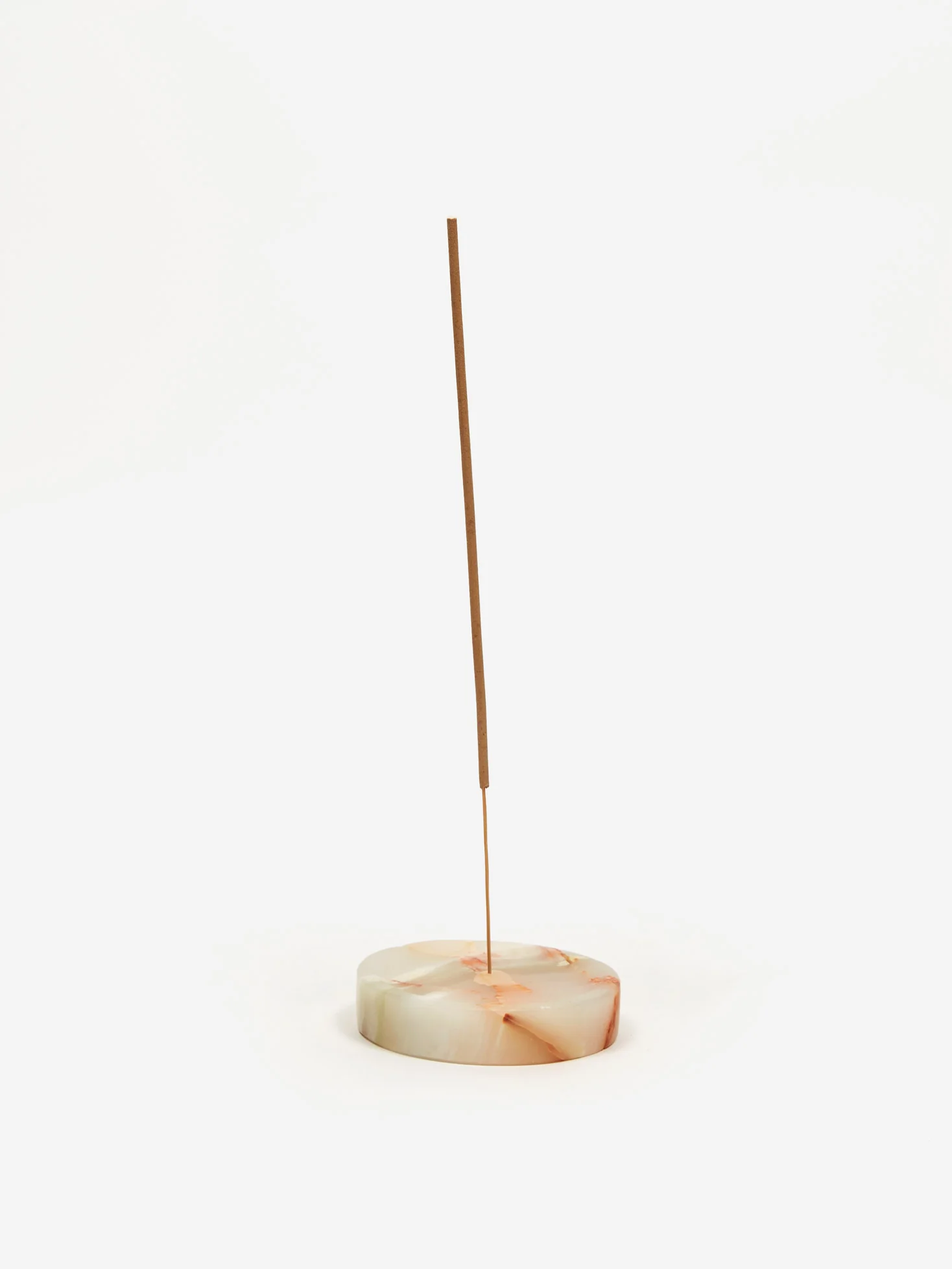 She's Lost Control Onyx Crystal Round Incense Burner - White - Image 2
