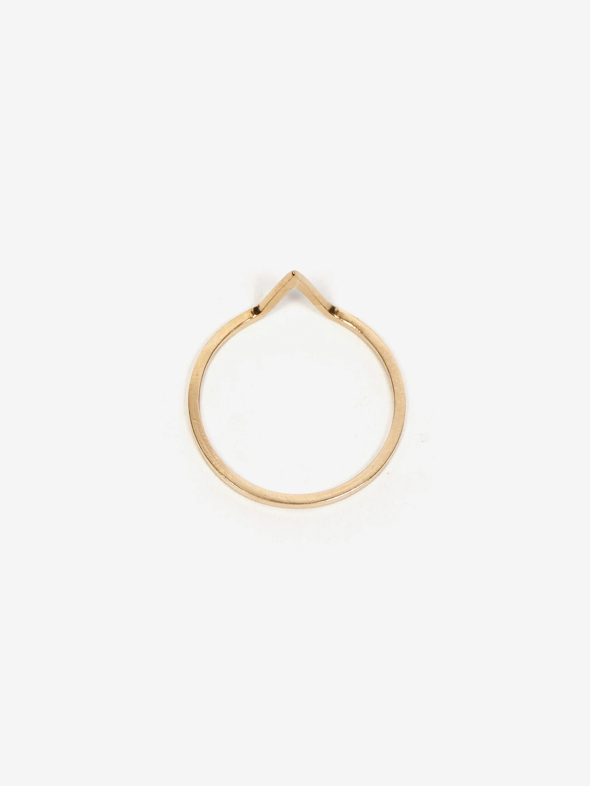 She's Lost Control Wishbone Ring  - Gold - Image 4