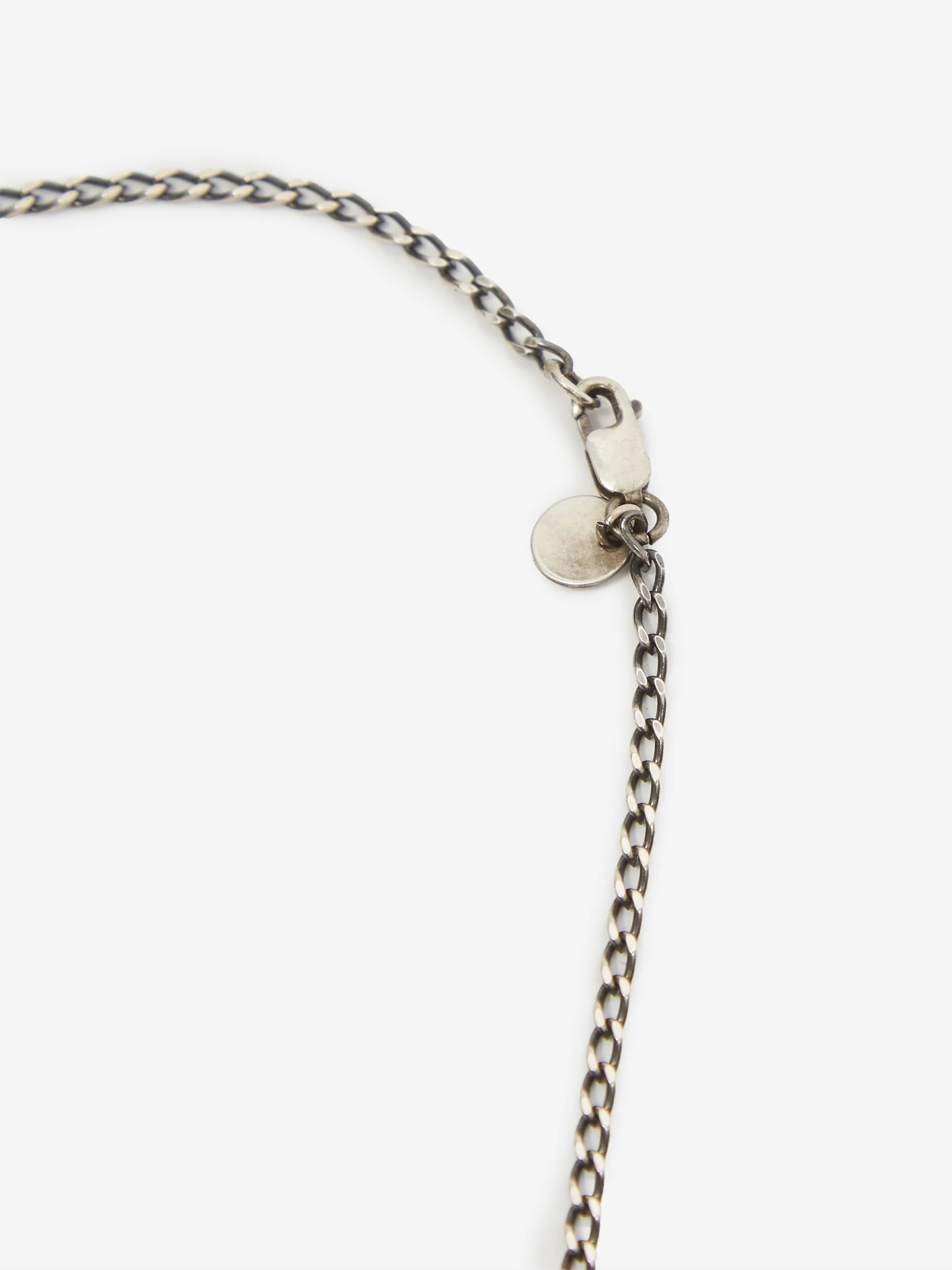 ShesLostControl Chlorite Phantom Crystal Silver Necklace - Green/Silver - Image 4