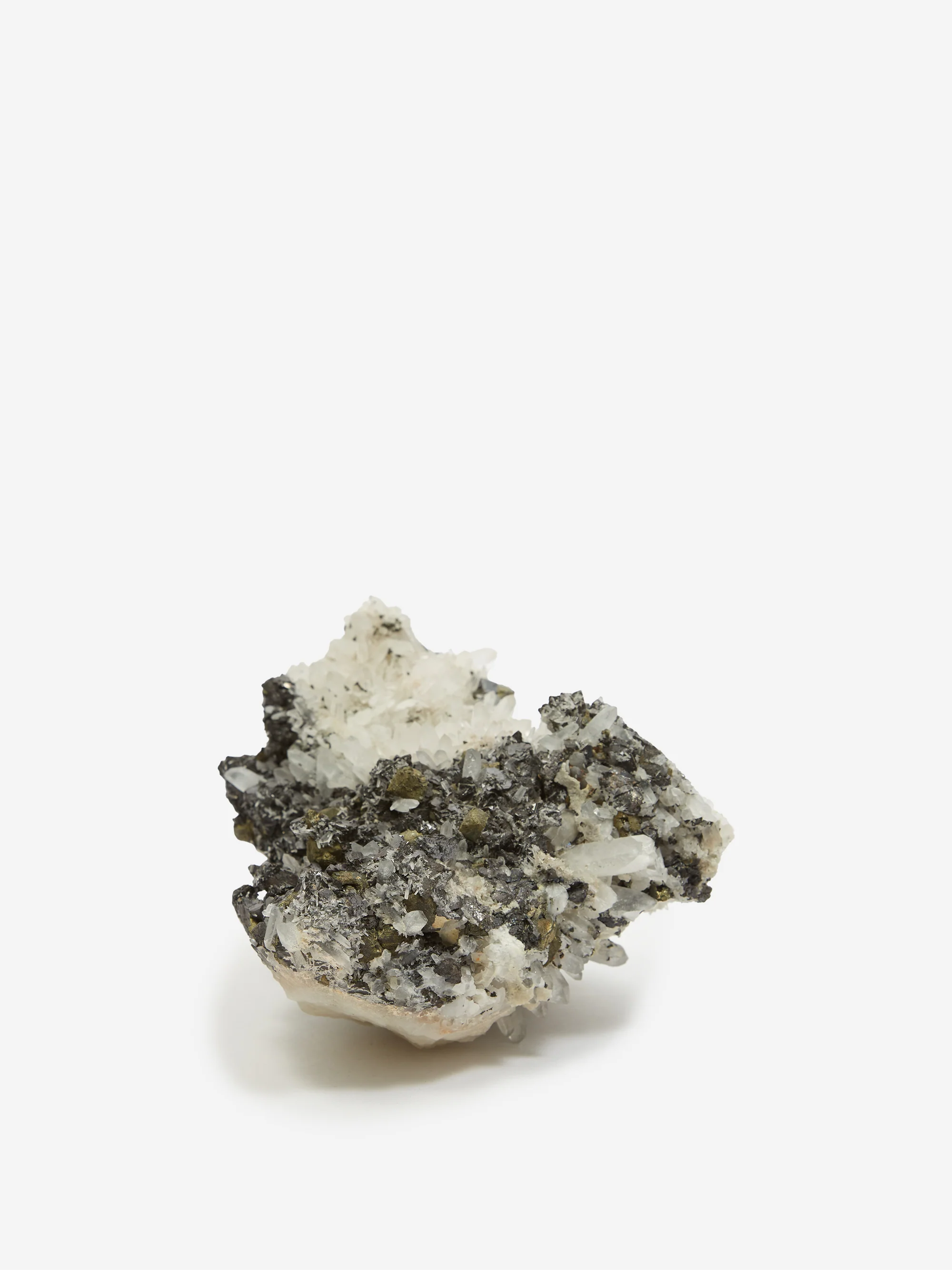 ShesLostControl Needle Quartz + Galena Large Statement Crystal - Black/White - Image 4