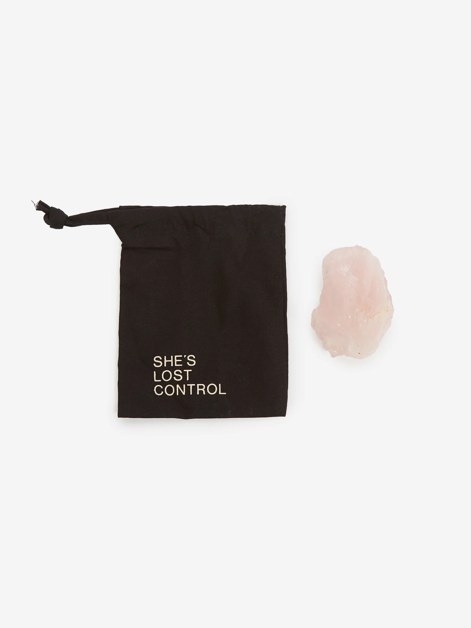 ShesLostControl Rose Quartz Small Crystal - Pink - Image 4