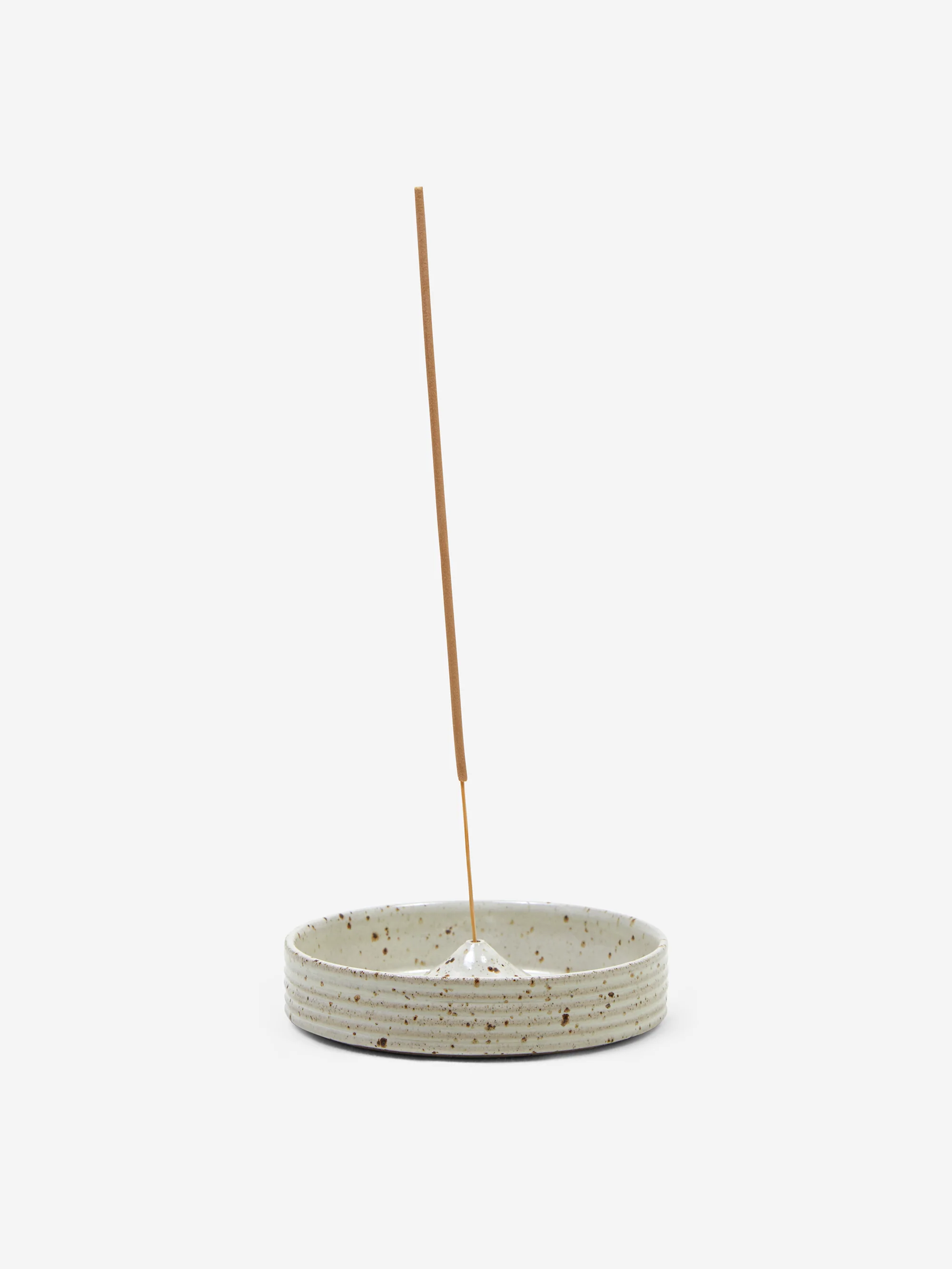 Silverceramics Ceramic Incense Holder - Off White Fleck