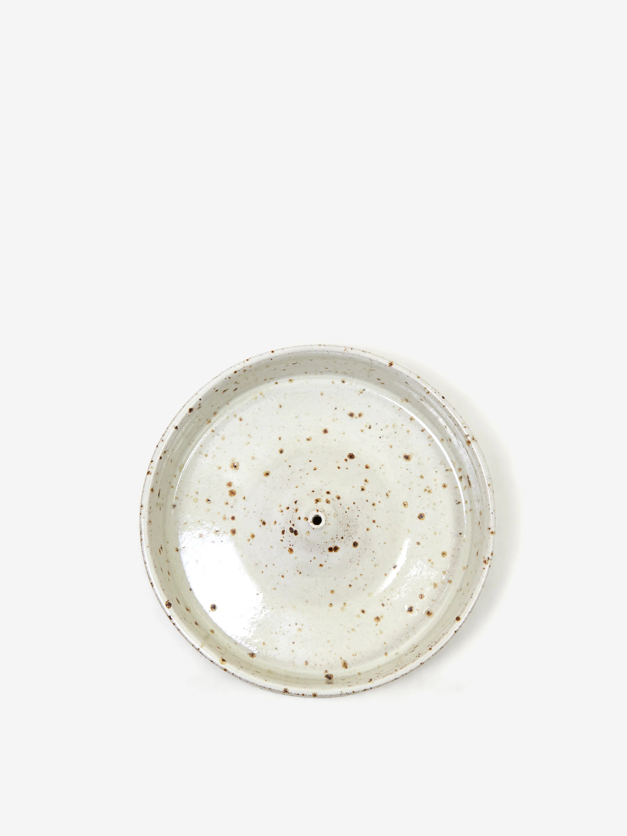 Silverceramics Ceramic Incense Holder - Off White Fleck - Image 2