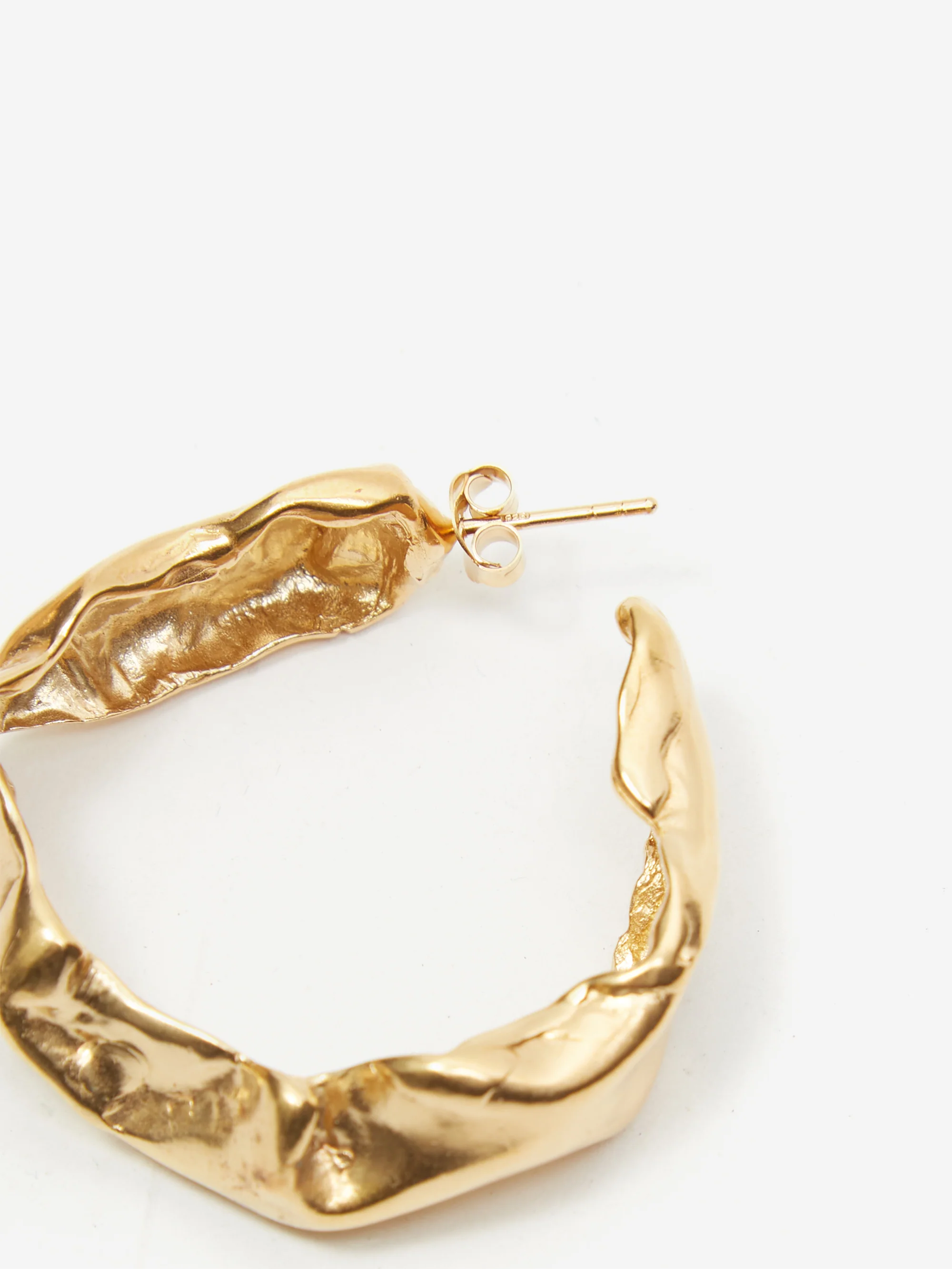Simuero Aro Grande Earrings - Gold Plated - Image 3