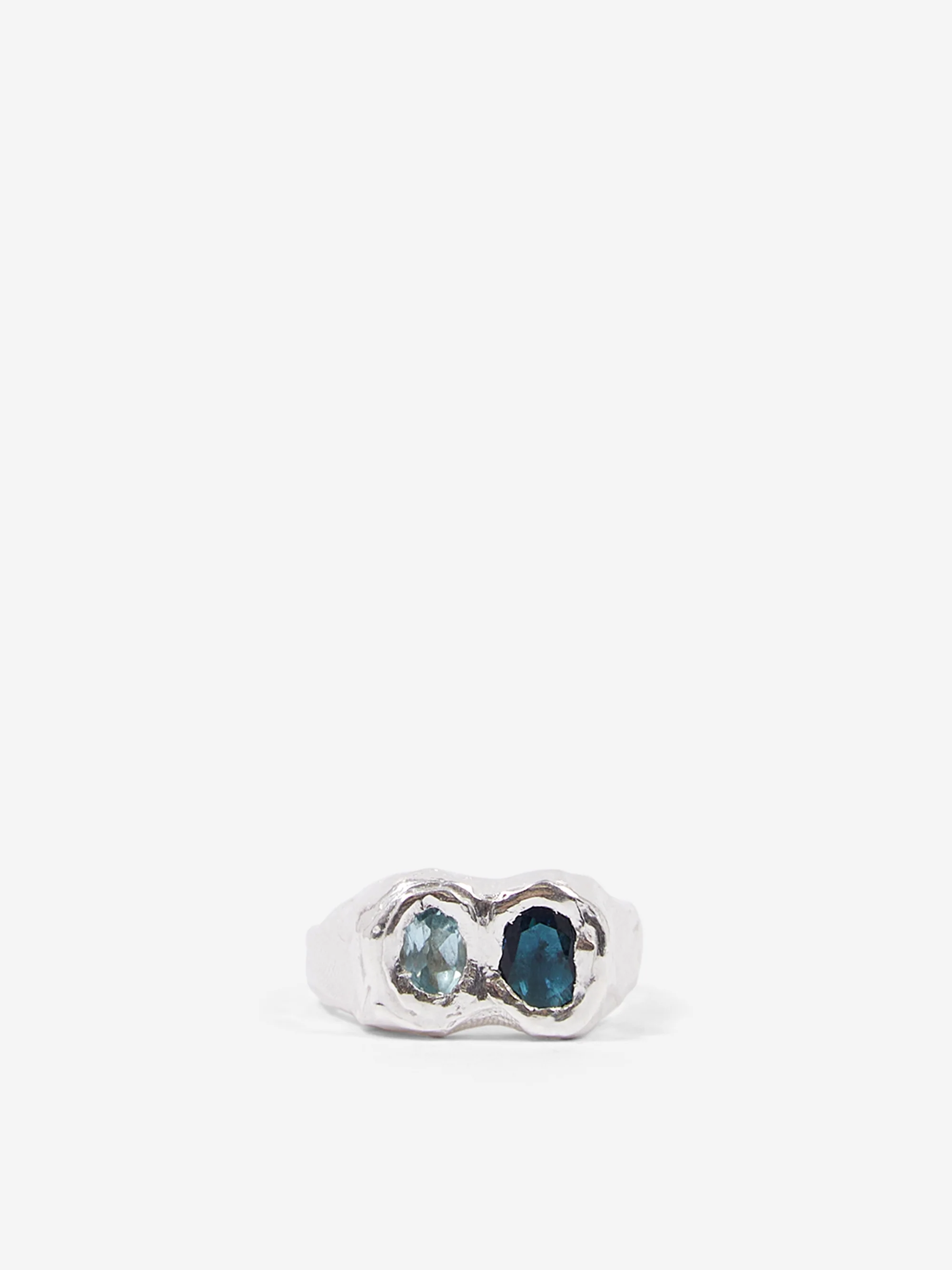 Simuero Buzo Ring - Silver/Sky Blue Topaz - Image 5