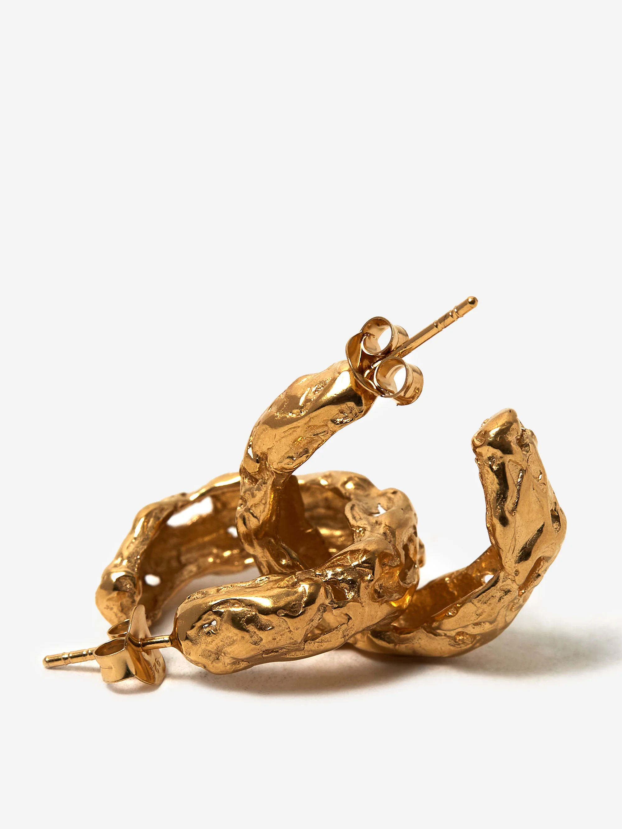 Simuero Cabo Hoop Earrings - Gold - Image 2