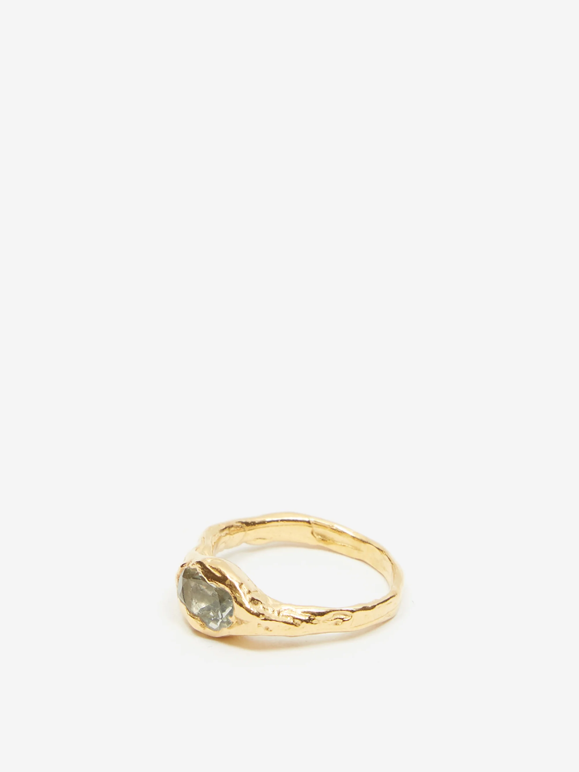 Simuero Faro Ring - Green Amethyst / Gold Plated - Image 2