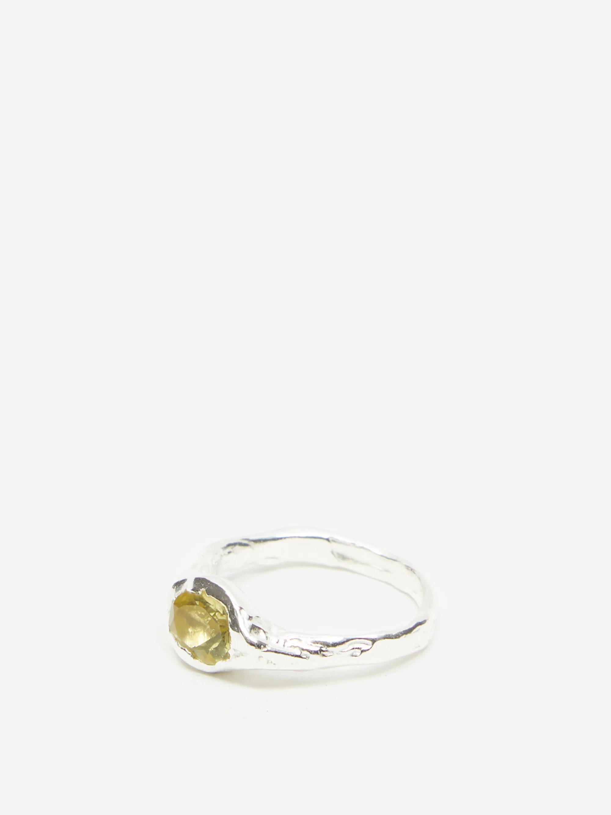Simuero Faro Ring - Yellow Quartz / Silver - Image 2