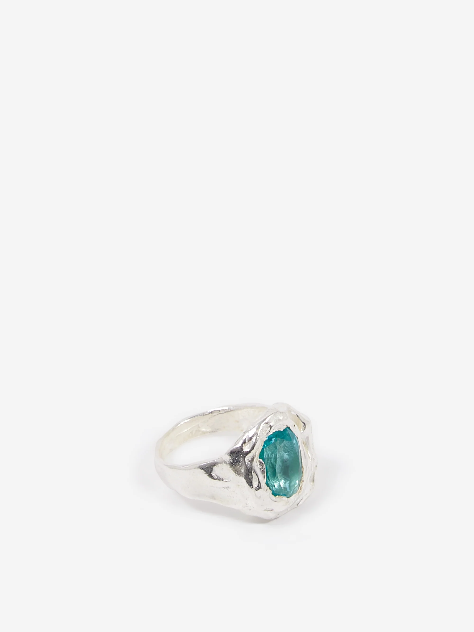 Simuero Lago Ring - Silver/Sky blue Topaz