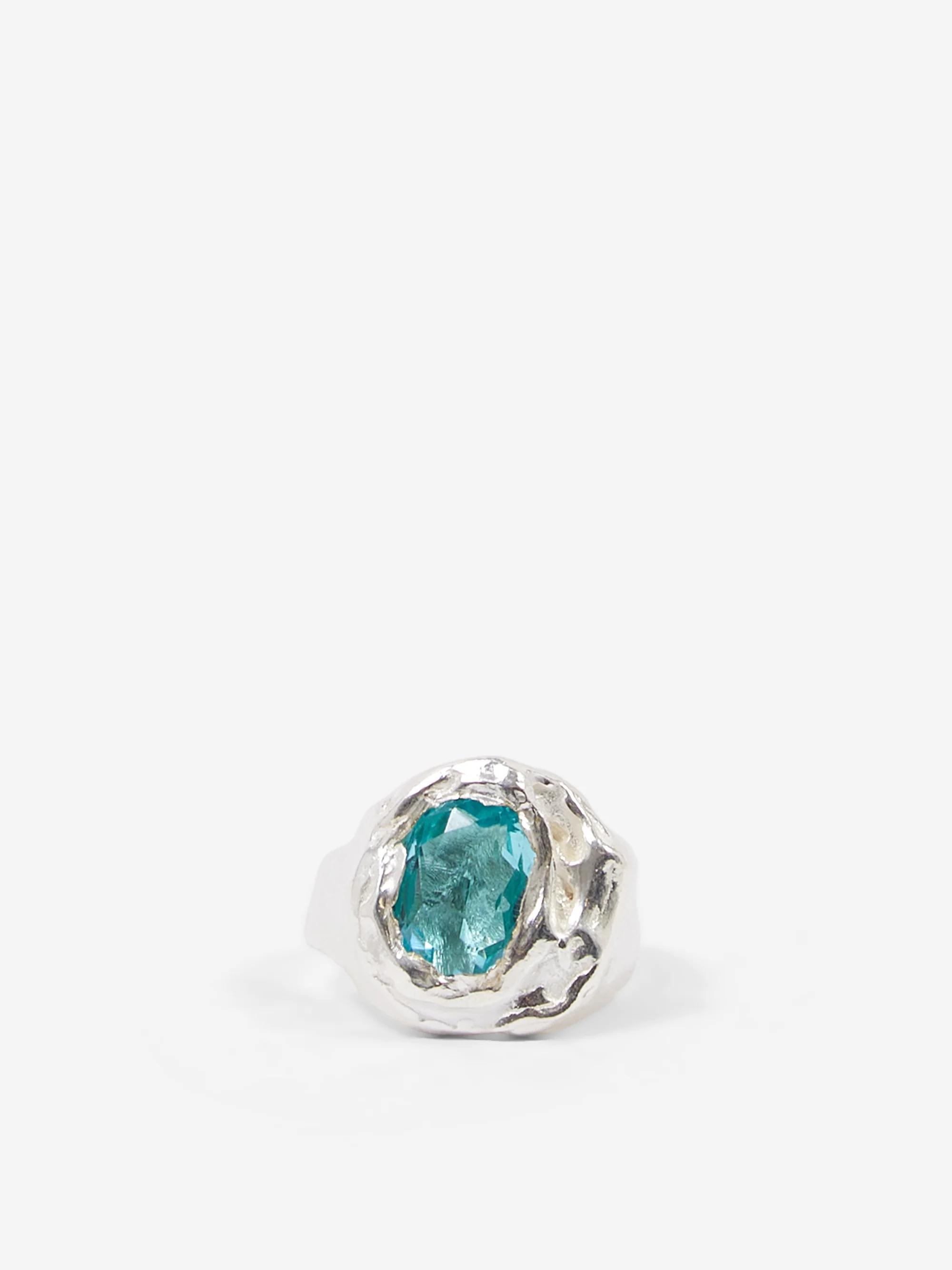 Simuero Lago Ring - Silver/Sky blue Topaz - Image 2