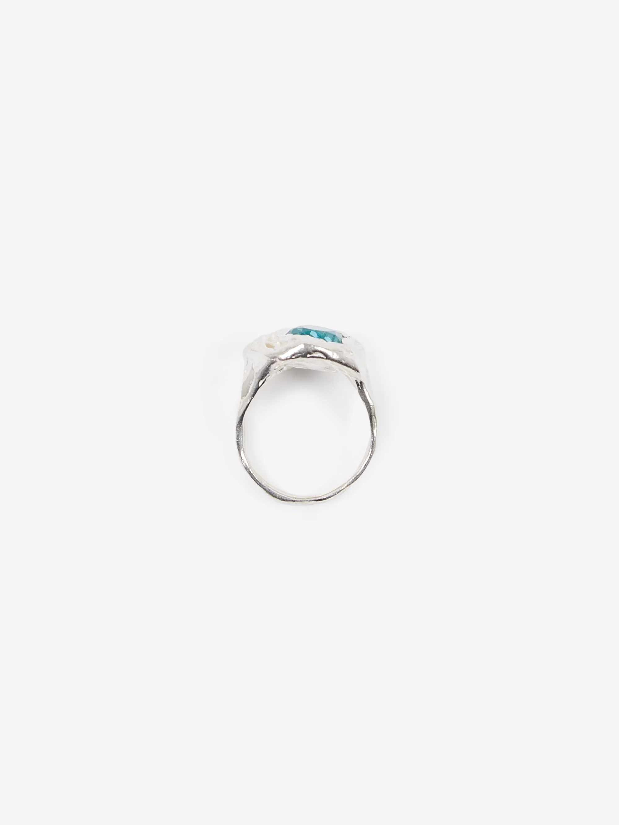 Simuero Lago Ring - Silver/Sky blue Topaz - Image 3
