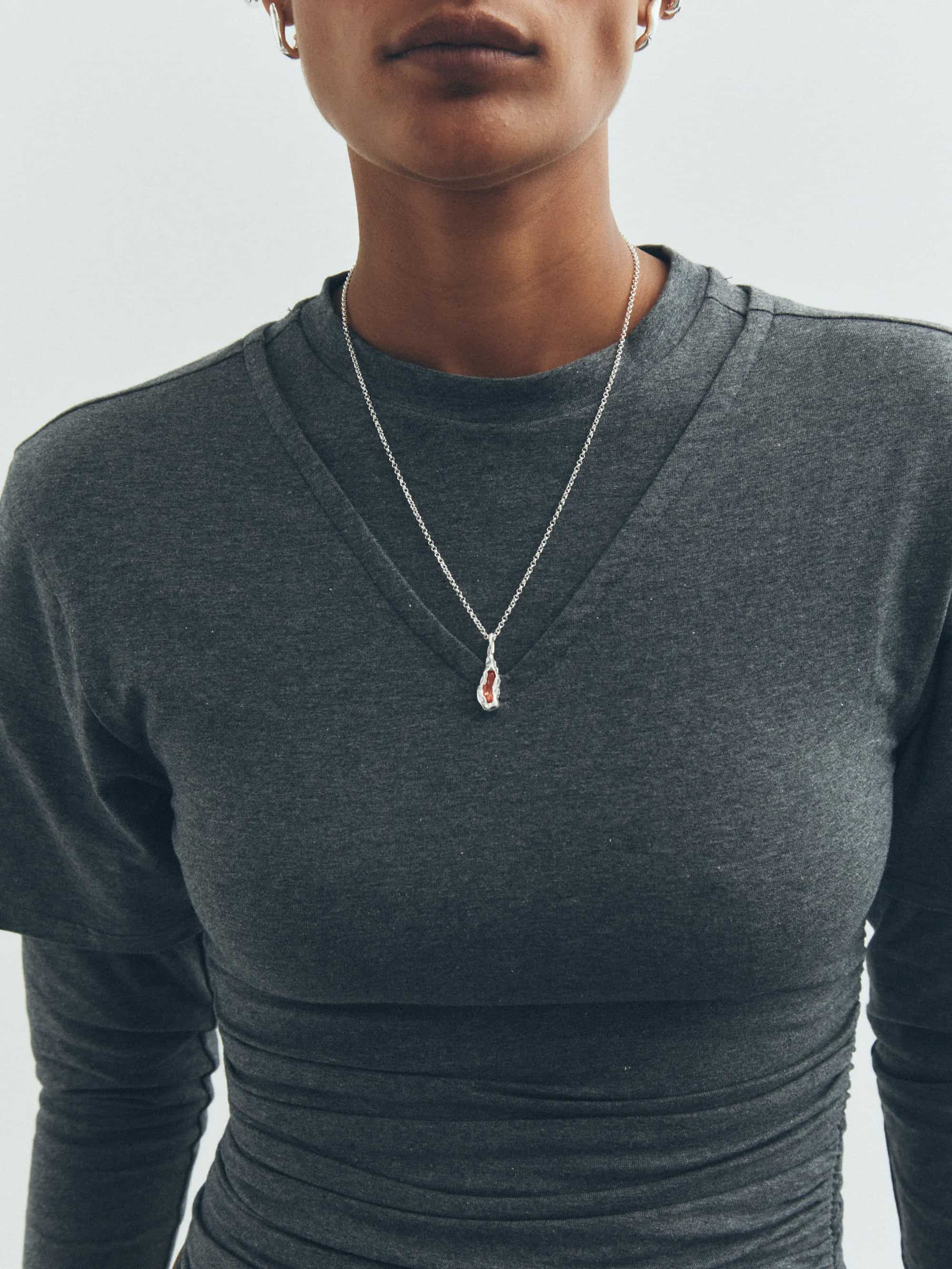 Simuero Naranja Necklace - Silver - Image 2