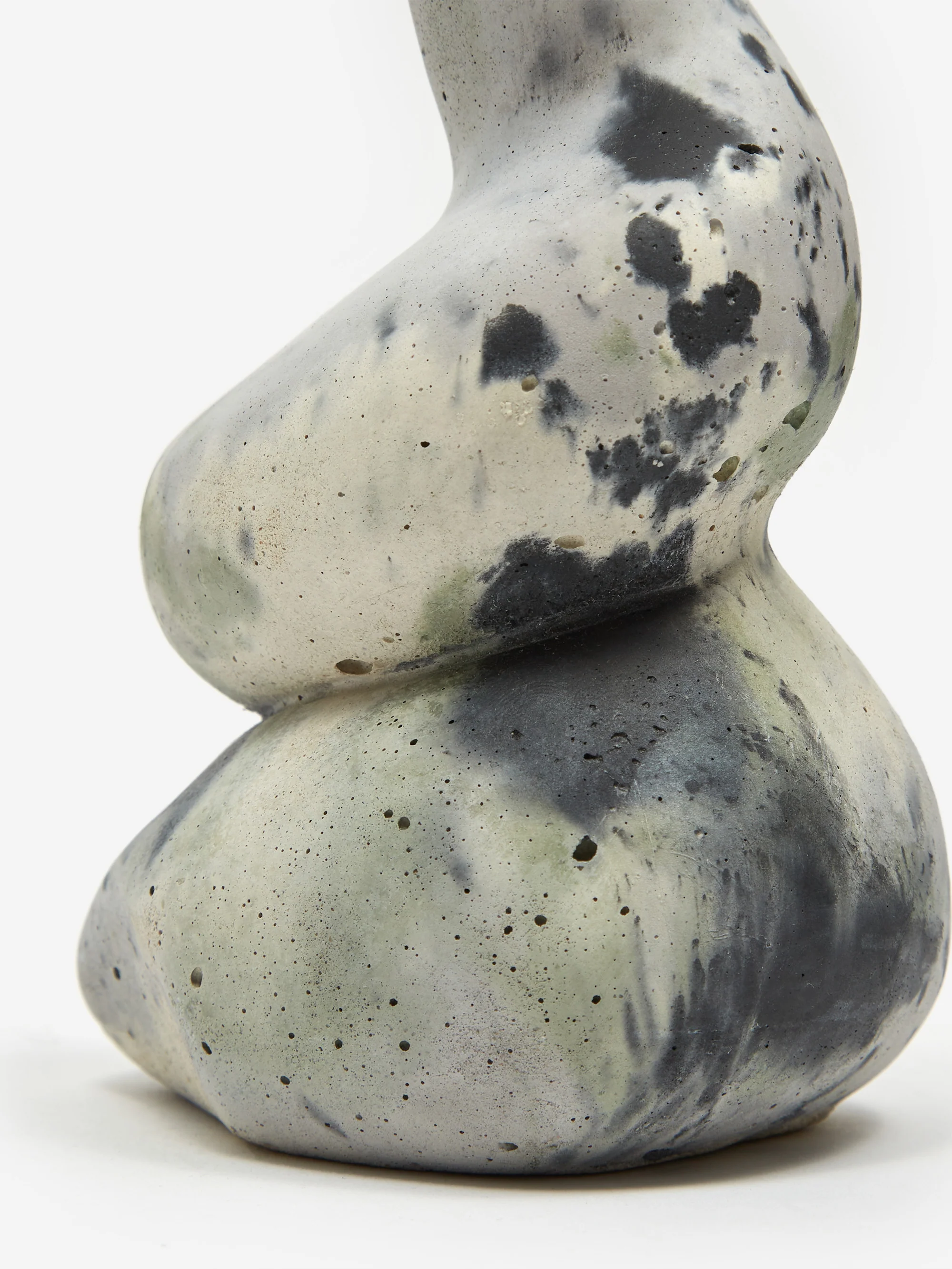 Smith and Goat x Goodhood Concrete Big Blob Candle Holder - Green and Lilac - Image 4