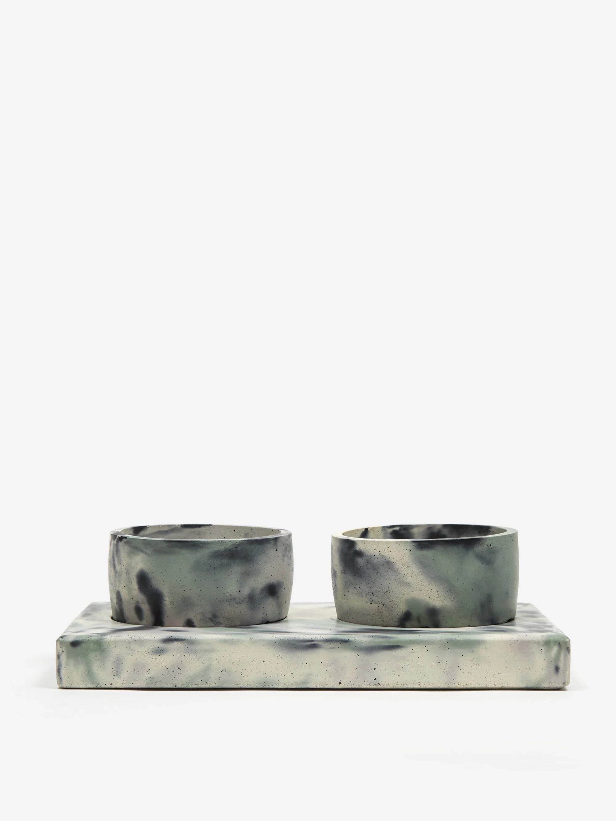 Smith and Goat x Goodhood Concrete Dog Bowl Set - Green and Lilac - Image 5