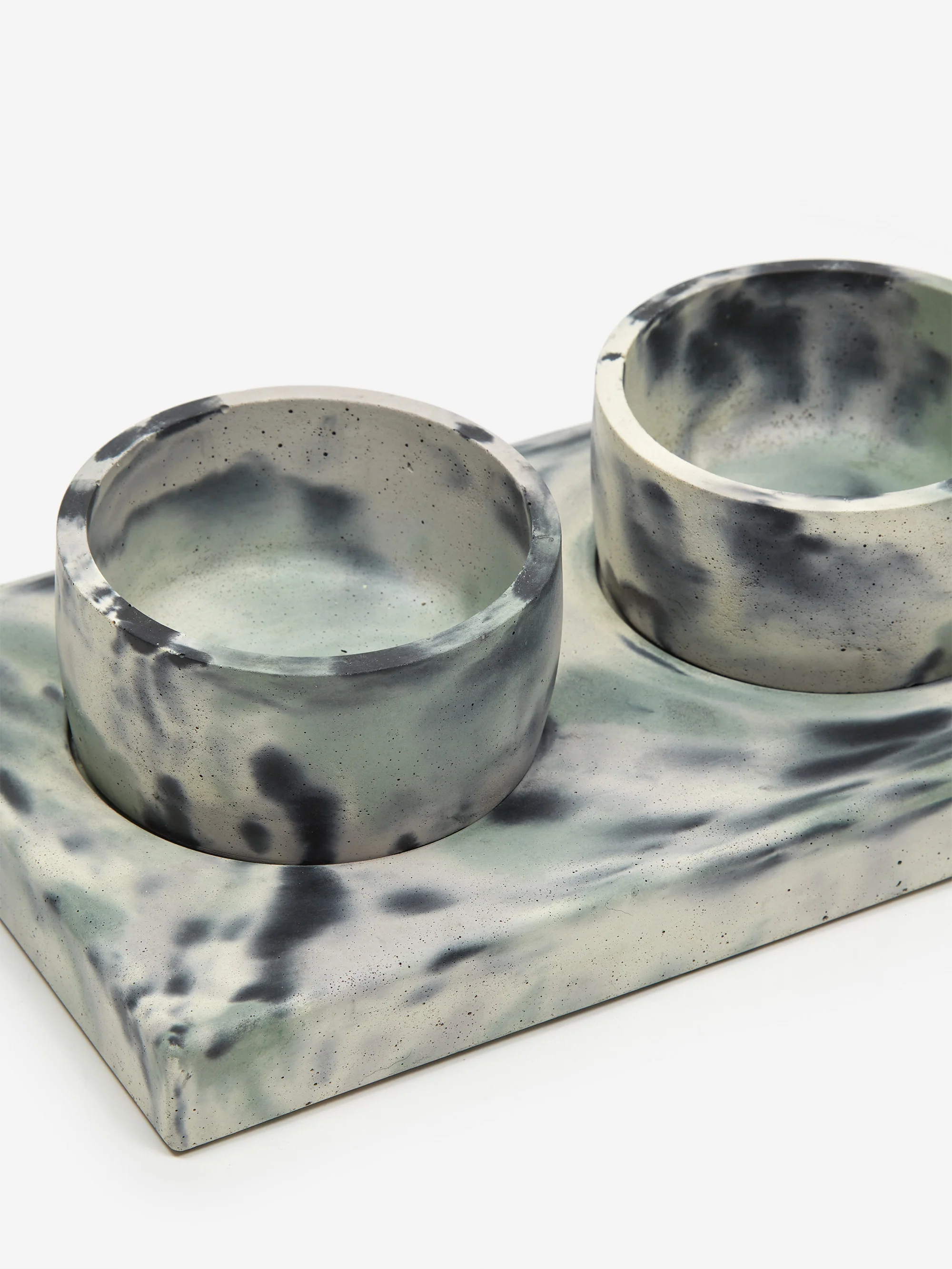 Smith and Goat x Goodhood Concrete Dog Bowl Set - Green and Lilac - Image 7