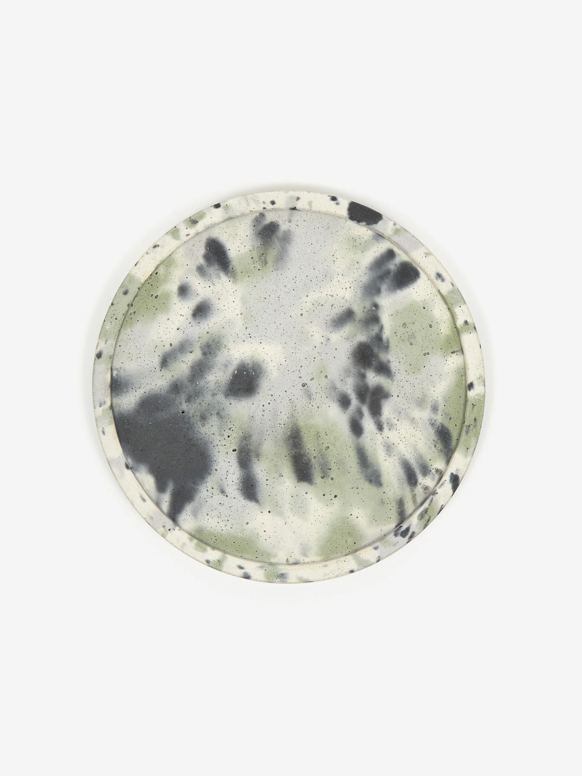Smith and Goat x Goodhood Large Concrete Round Tray - Green and Lilac - Image 2