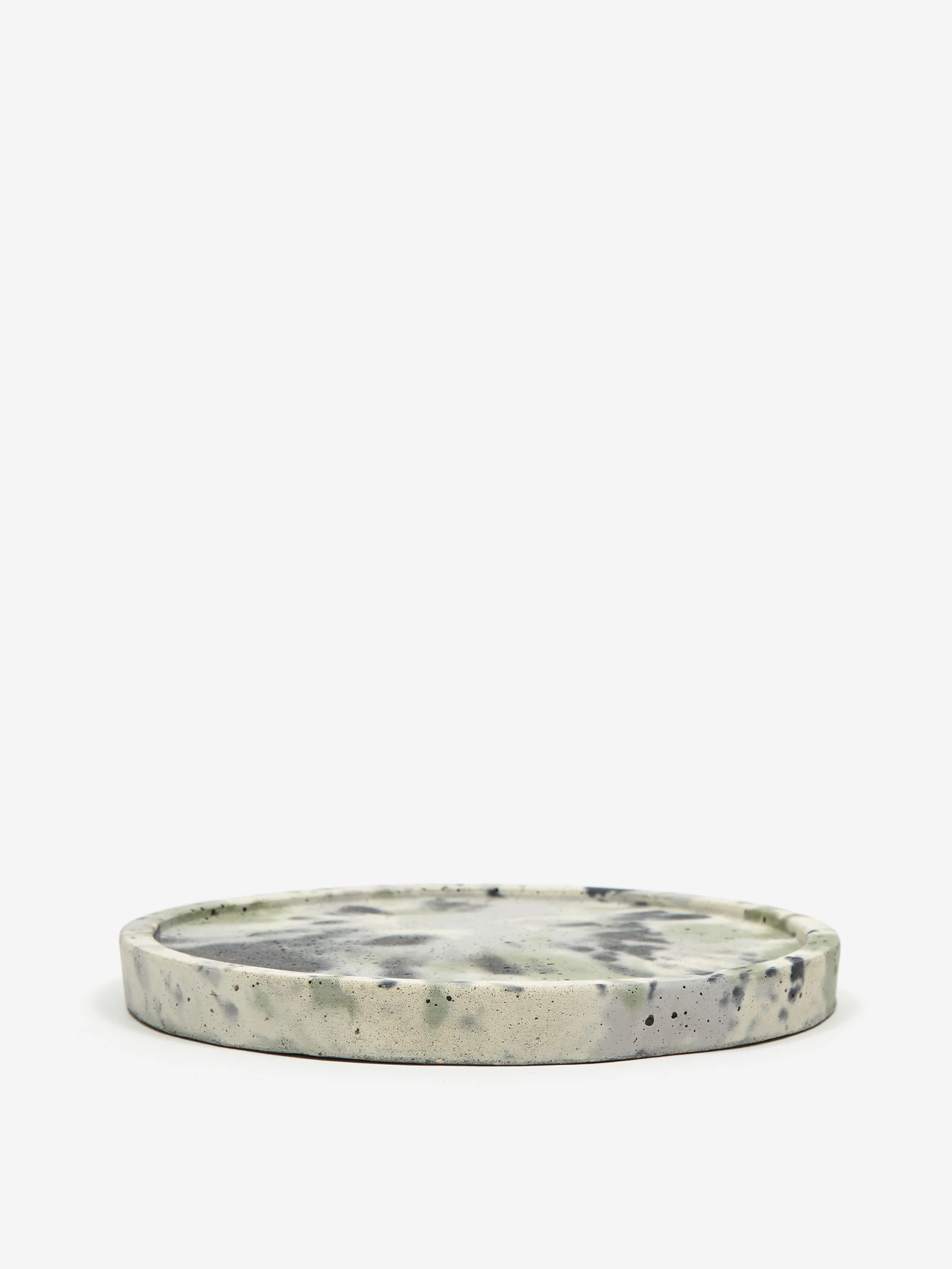 Smith and Goat x Goodhood Large Concrete Round Tray - Green and Lilac - Image 3