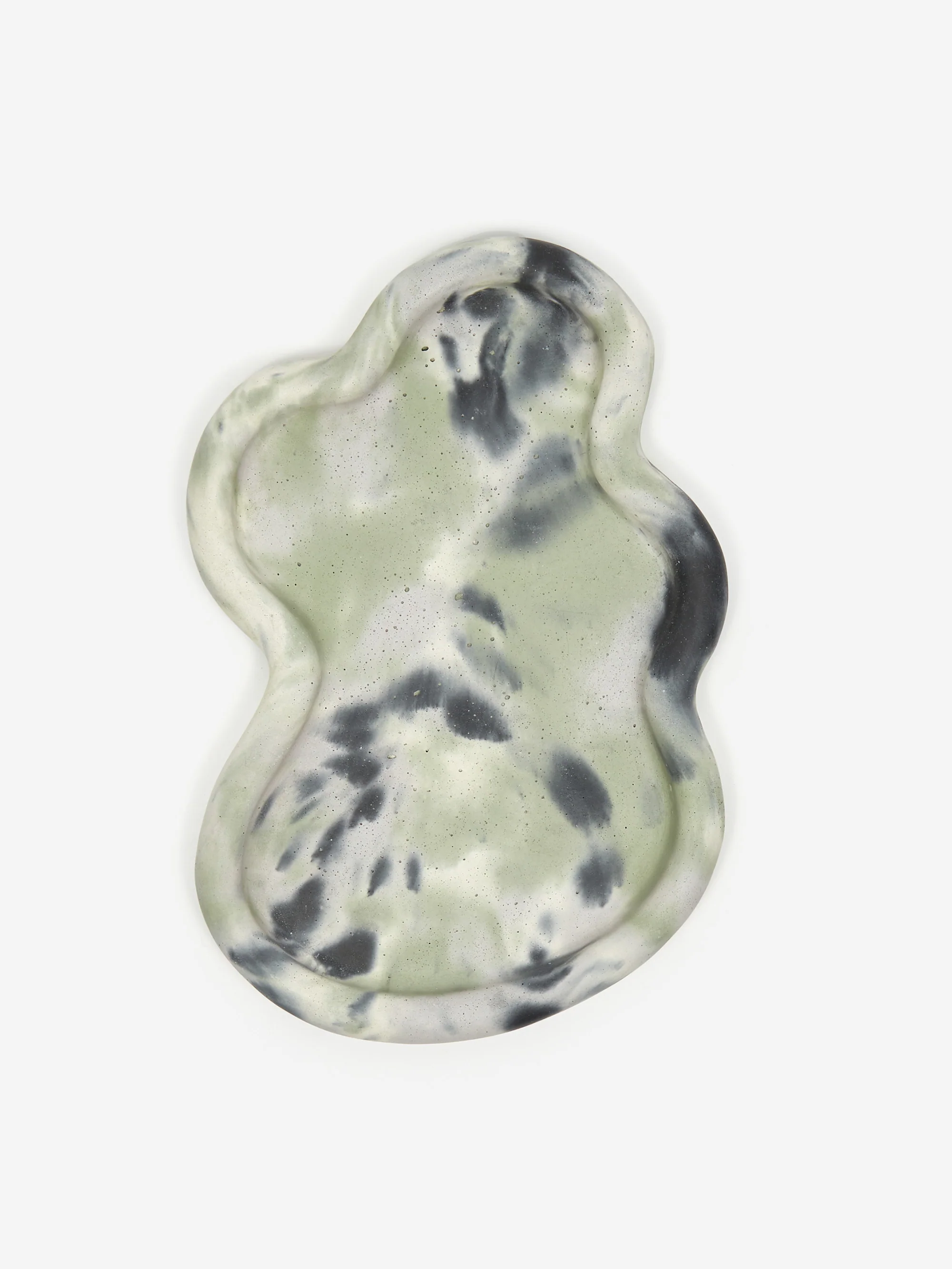 Smith and Goat x Goodhood Large Concrete Wobble Tray - Green and Lilac - Image 2