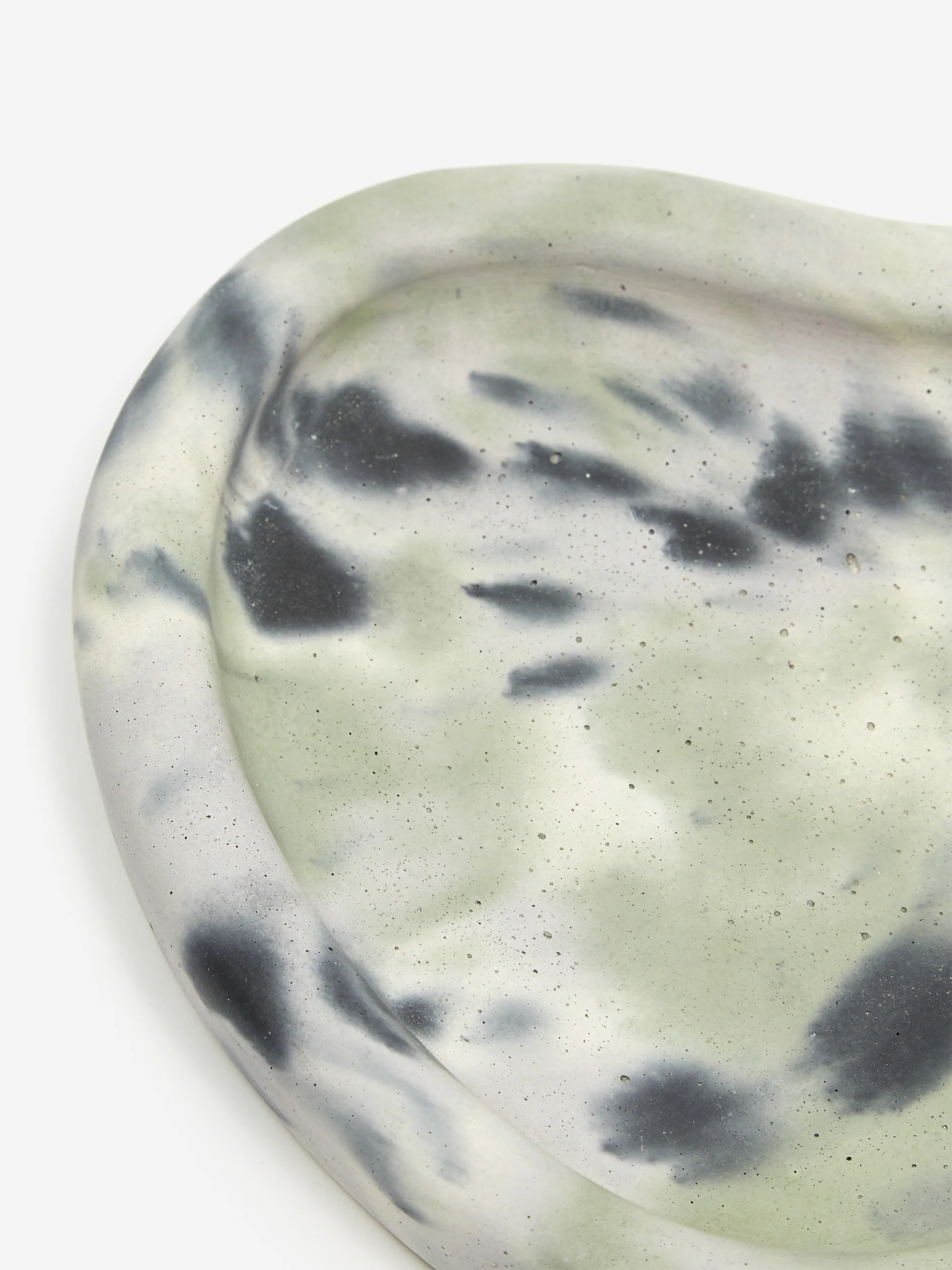 Smith and Goat x Goodhood Large Concrete Wobble Tray - Green and Lilac - Image 4