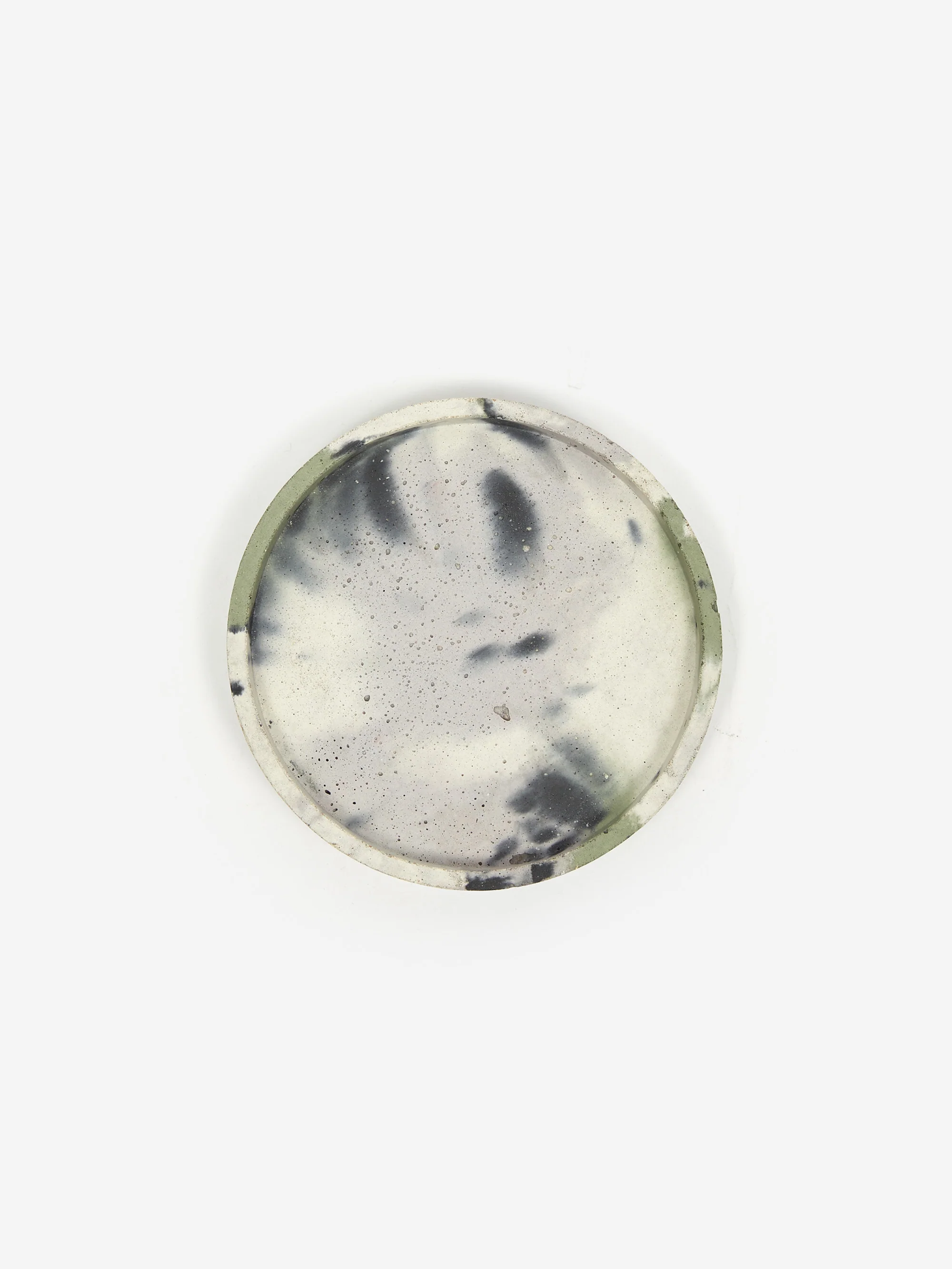 Smith and Goat x Goodhood Medium Concrete Round Tray - Green and Lilac - Image 2