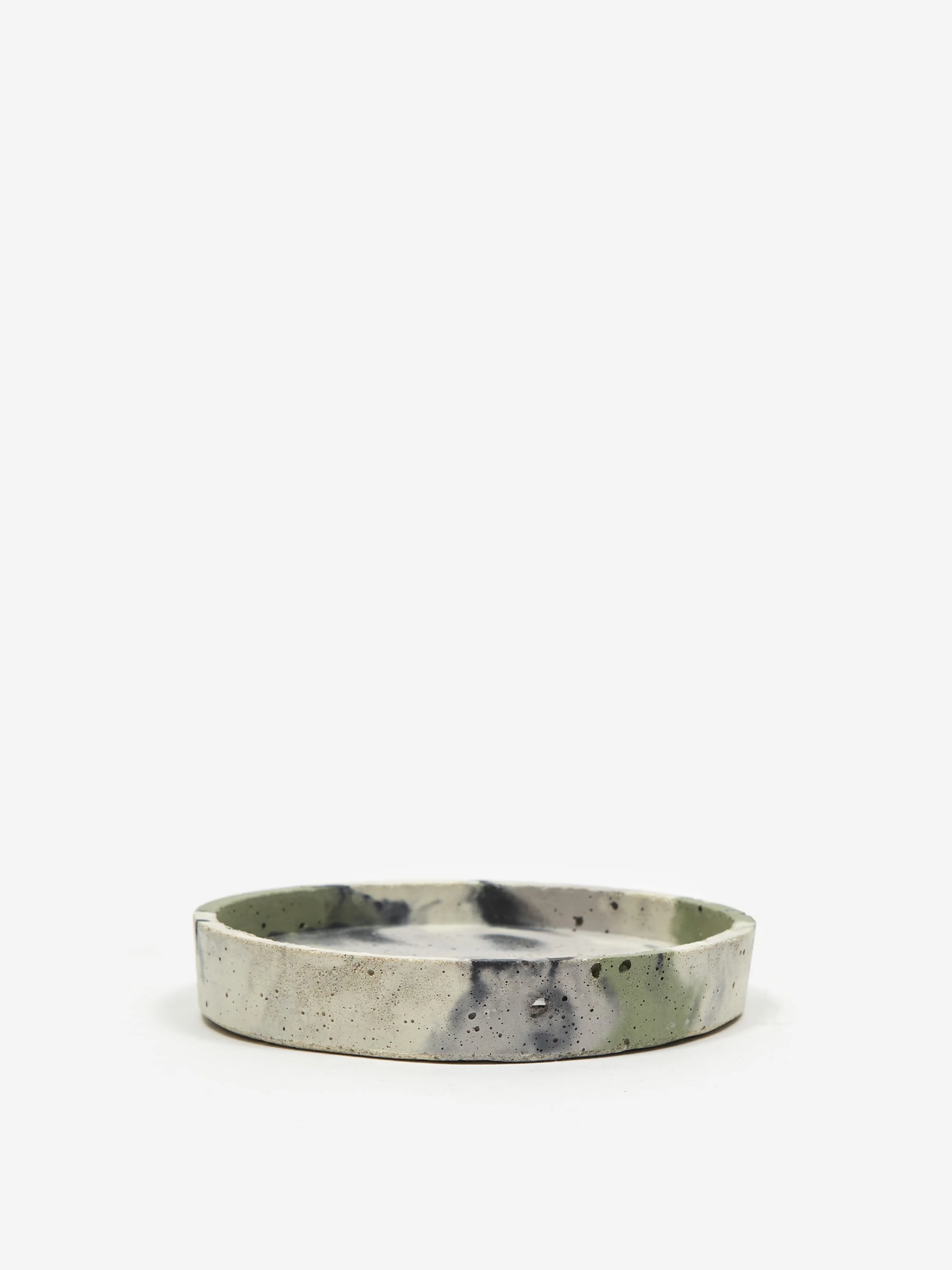 Smith and Goat x Goodhood Medium Concrete Round Tray - Green and Lilac - Image 3