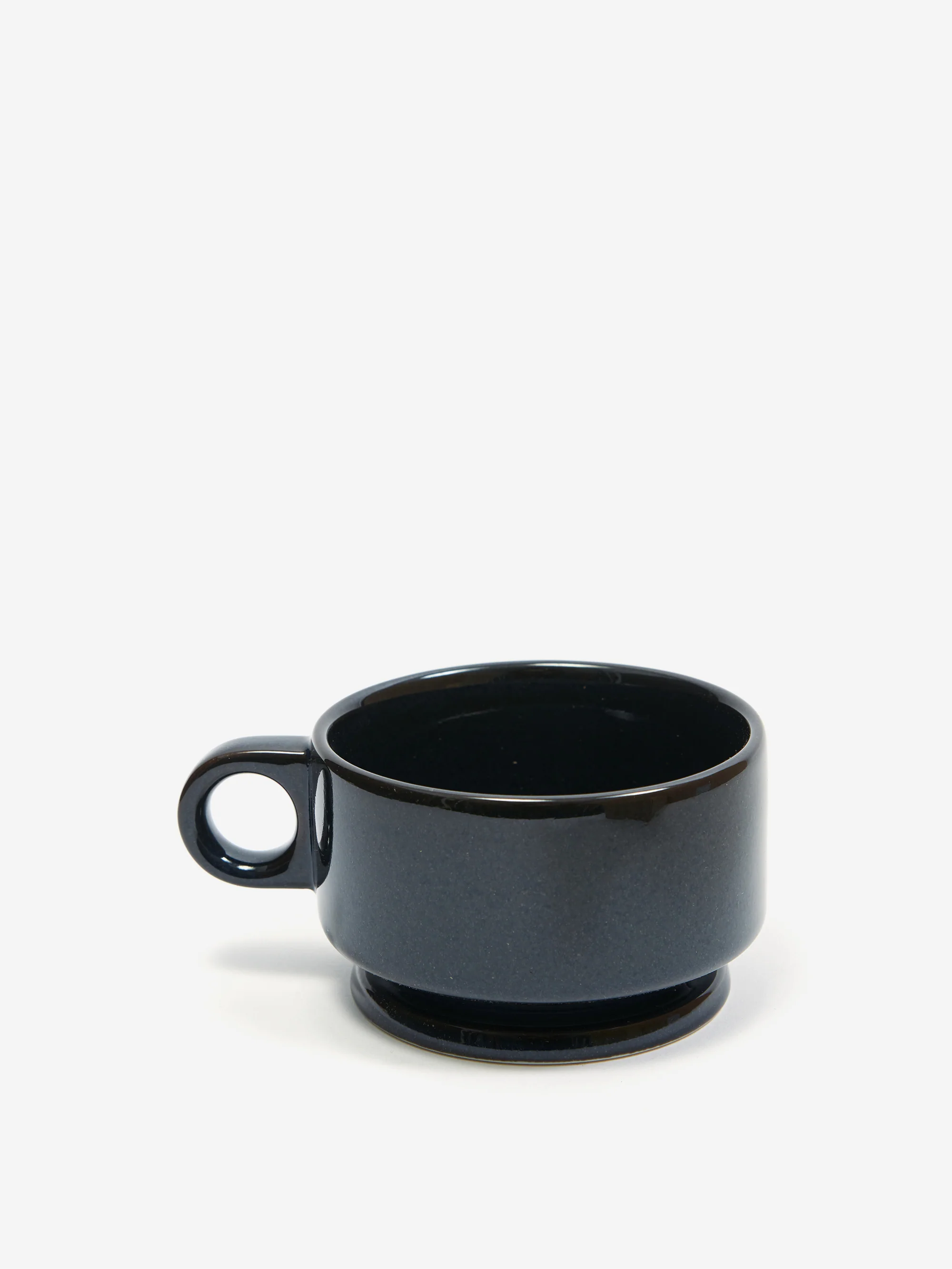 Smith Stacking Footed Soup Mug - Navy - Image 4
