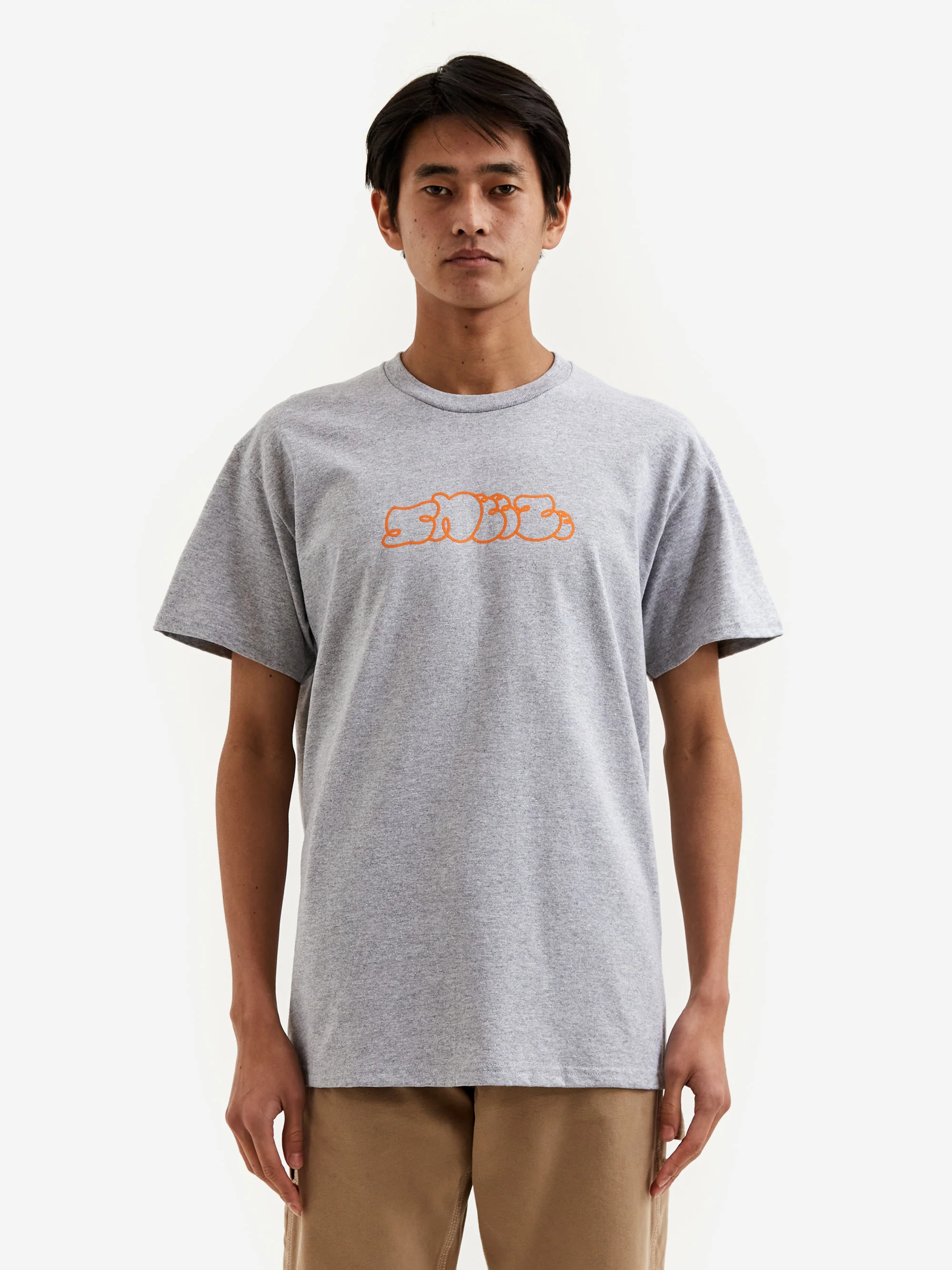 Sneeze Logo Tee - Heather Grey - Image 2