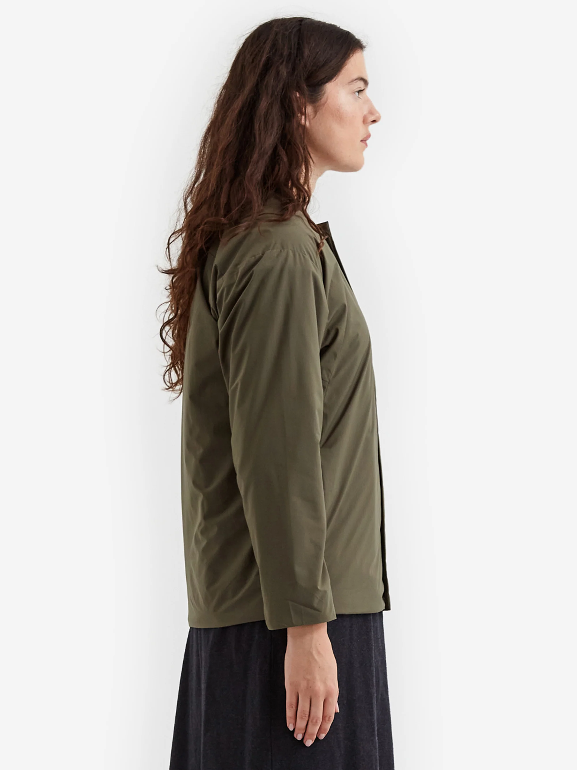 Snow Peak 2L Octa Cardigan W - Olive - Image 2